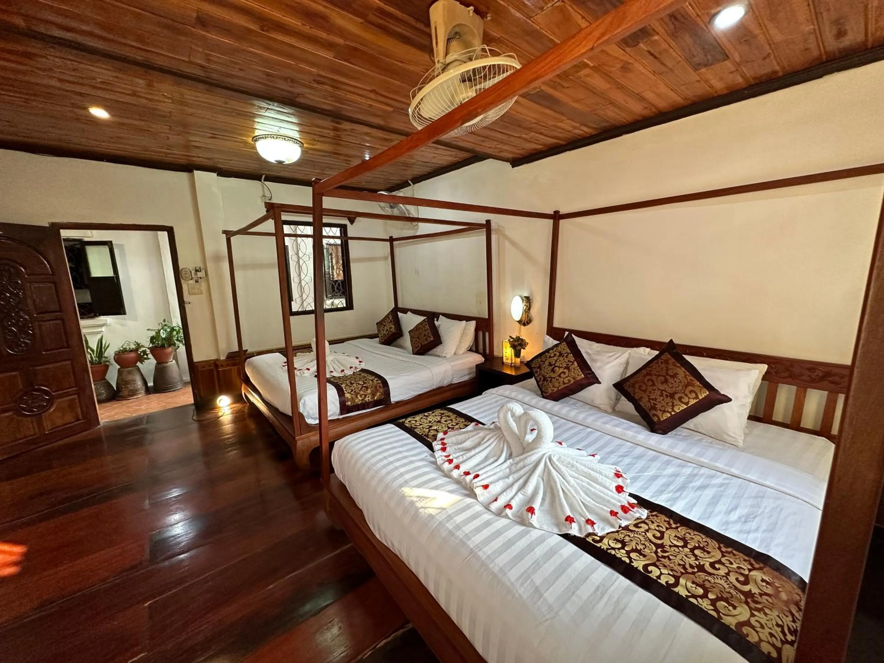 Photo of the whole room, Bed in Villa Thida Mekong Riverside