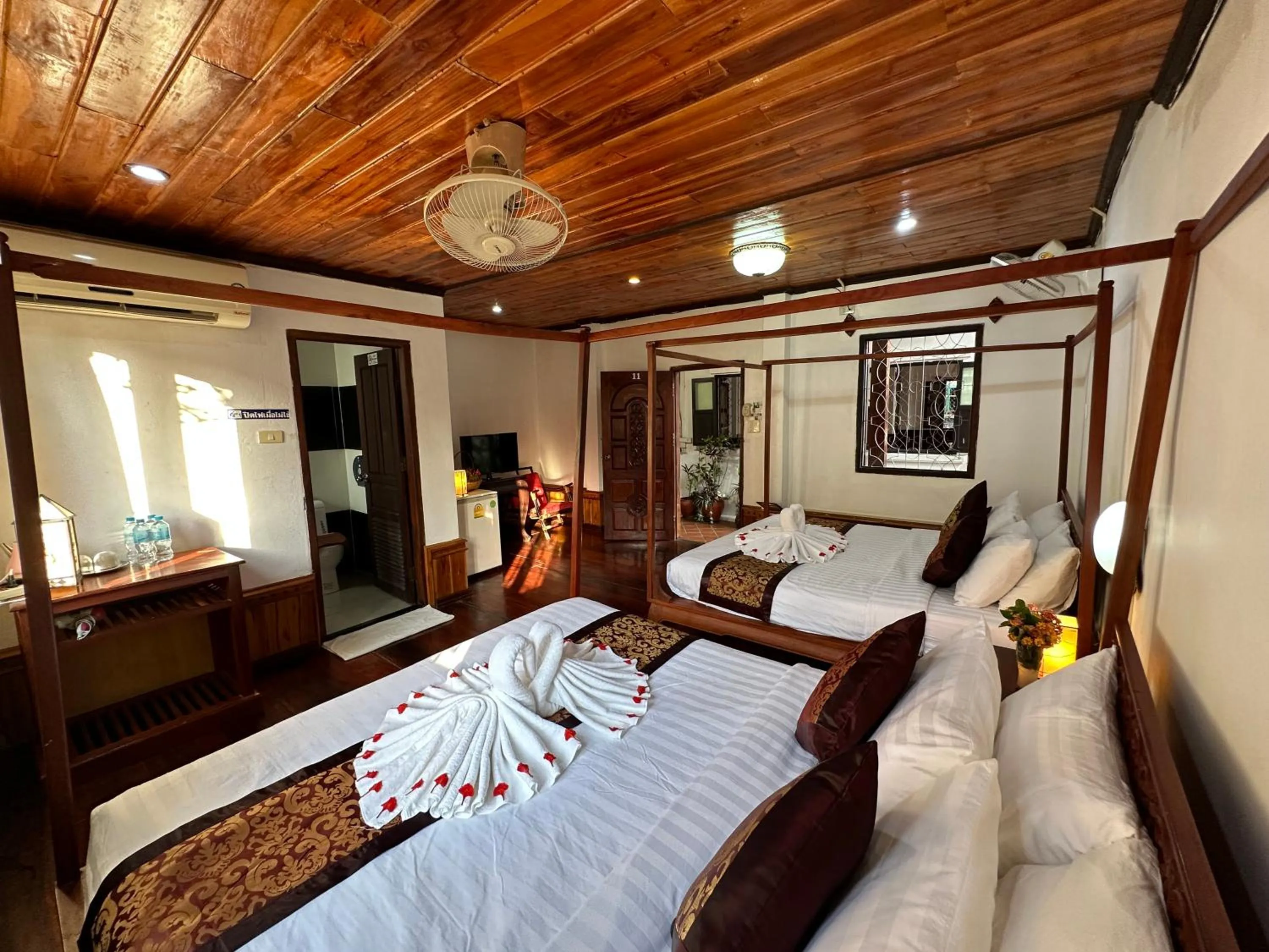Photo of the whole room, Bed in Villa Thida Mekong Riverside