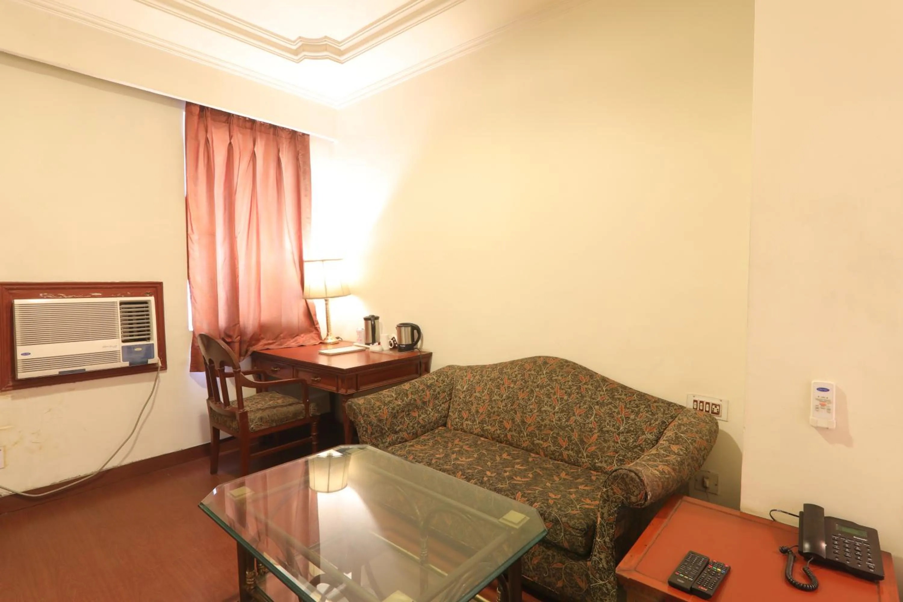 Seating area in Hotel Mohan