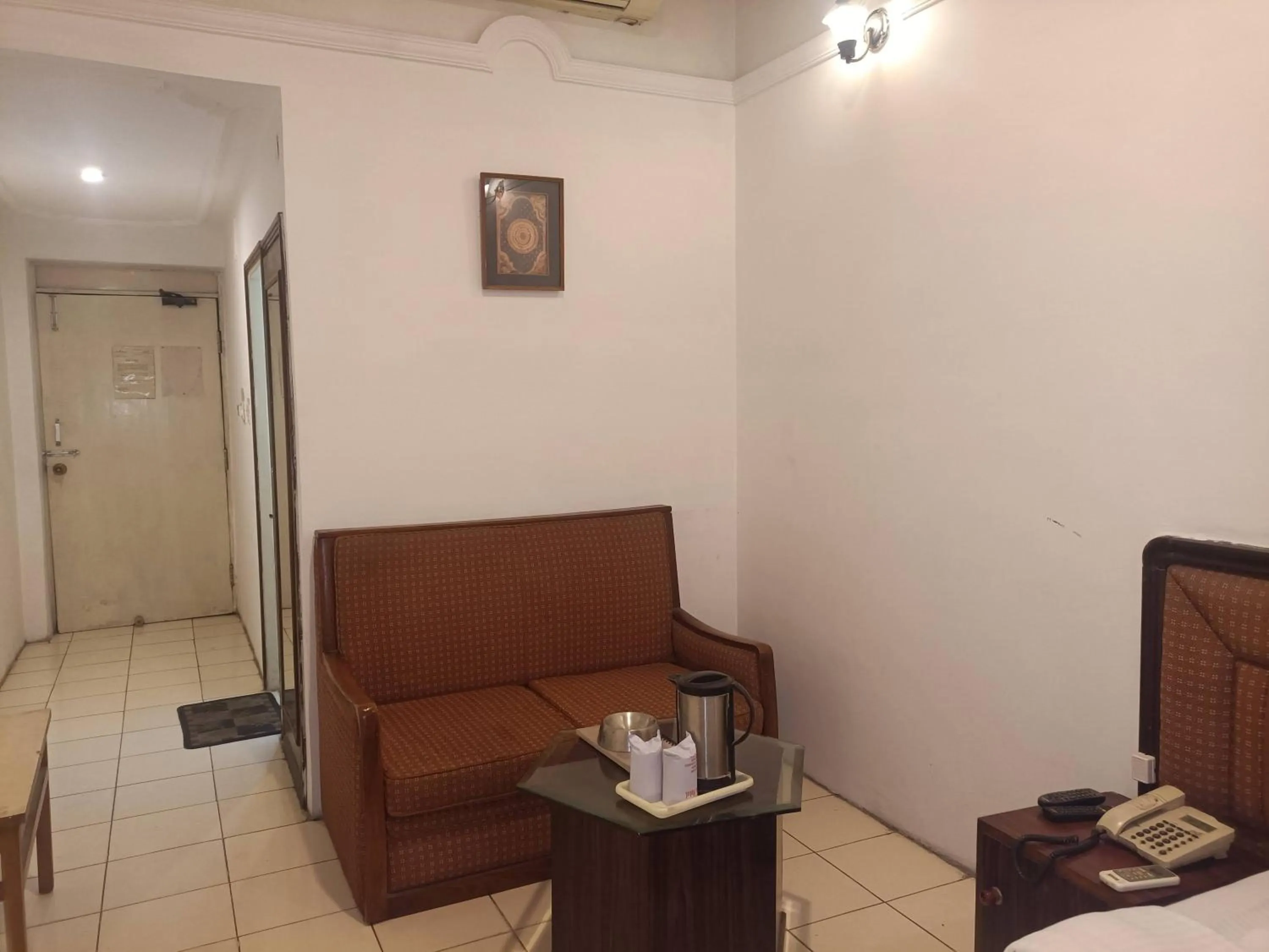 Seating area in Hotel Mohan