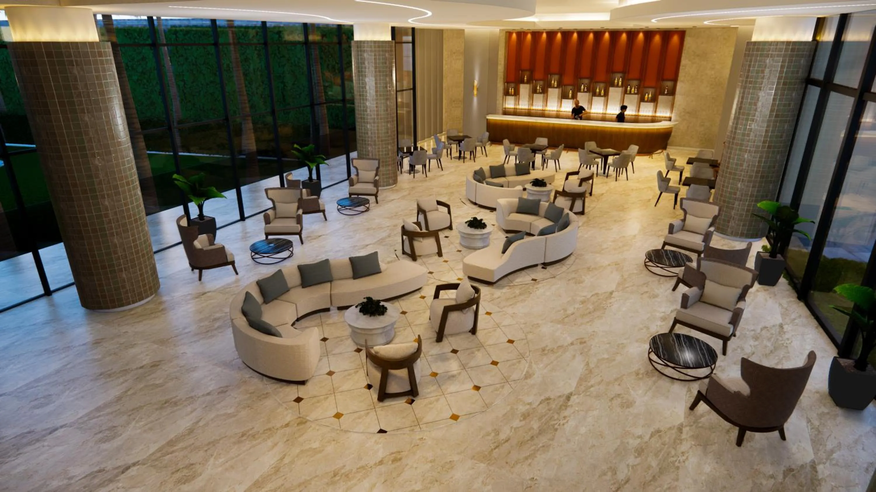 Lounge or bar in Seabird Hotel Thien Cam