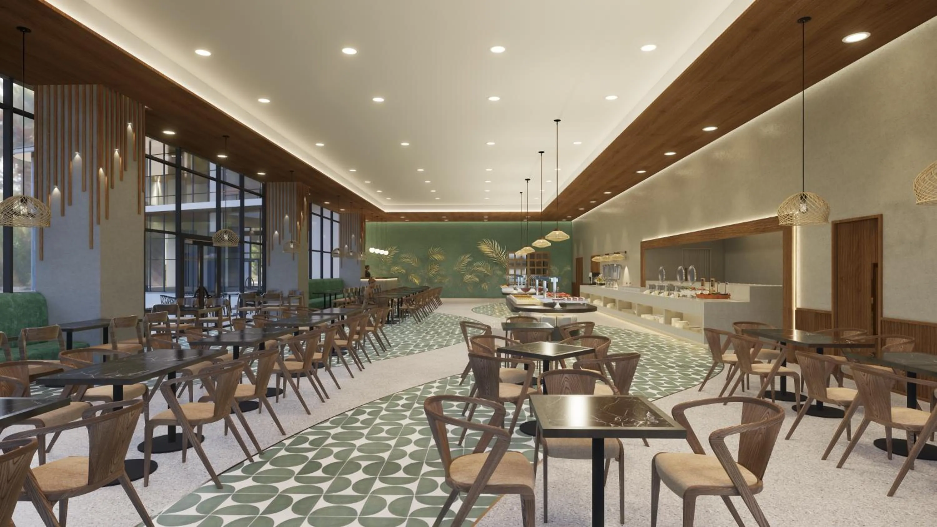 Restaurant/places to eat in Seabird Hotel Thien Cam