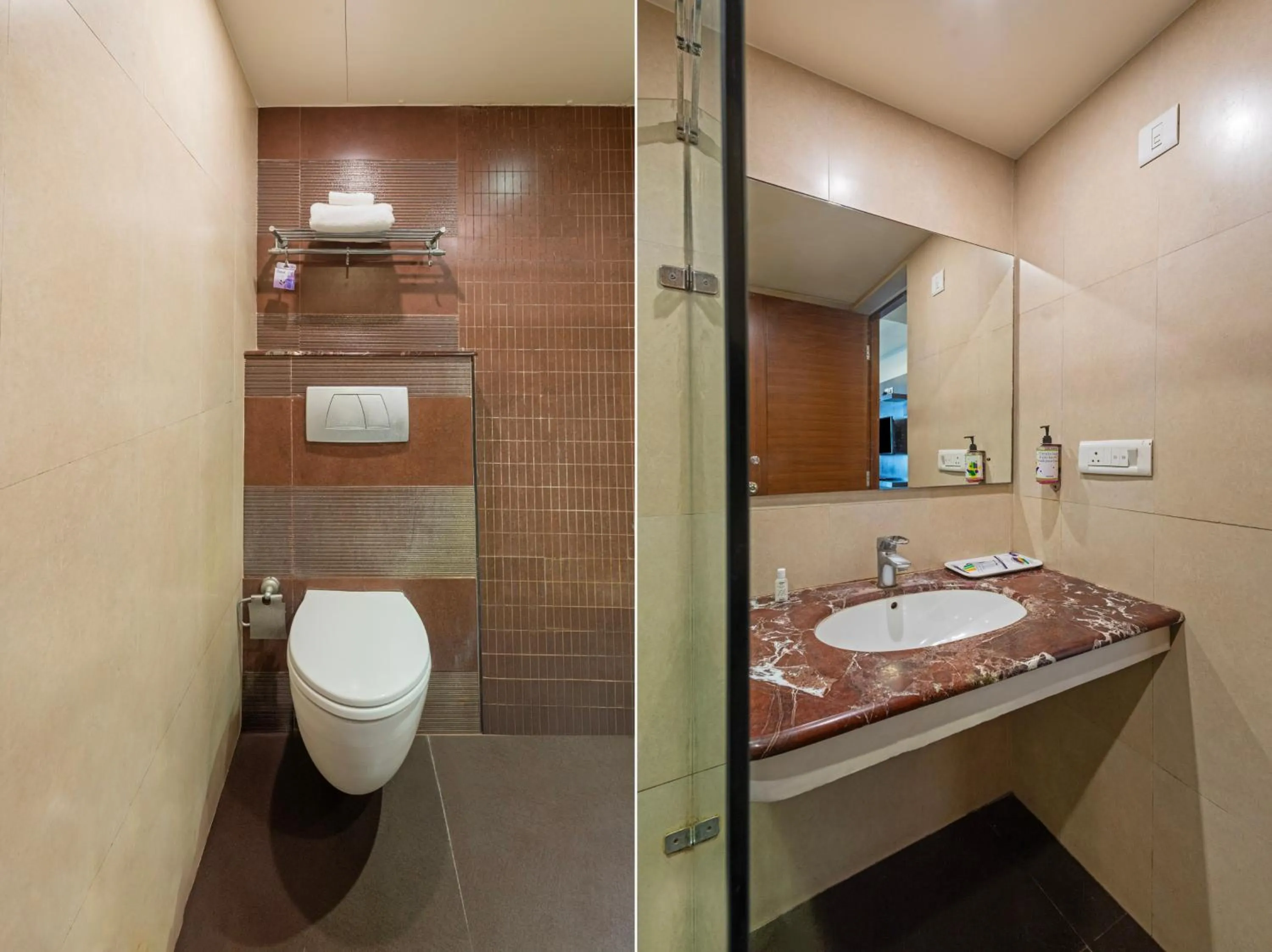 Bathroom in Treebo Premium Twin Star