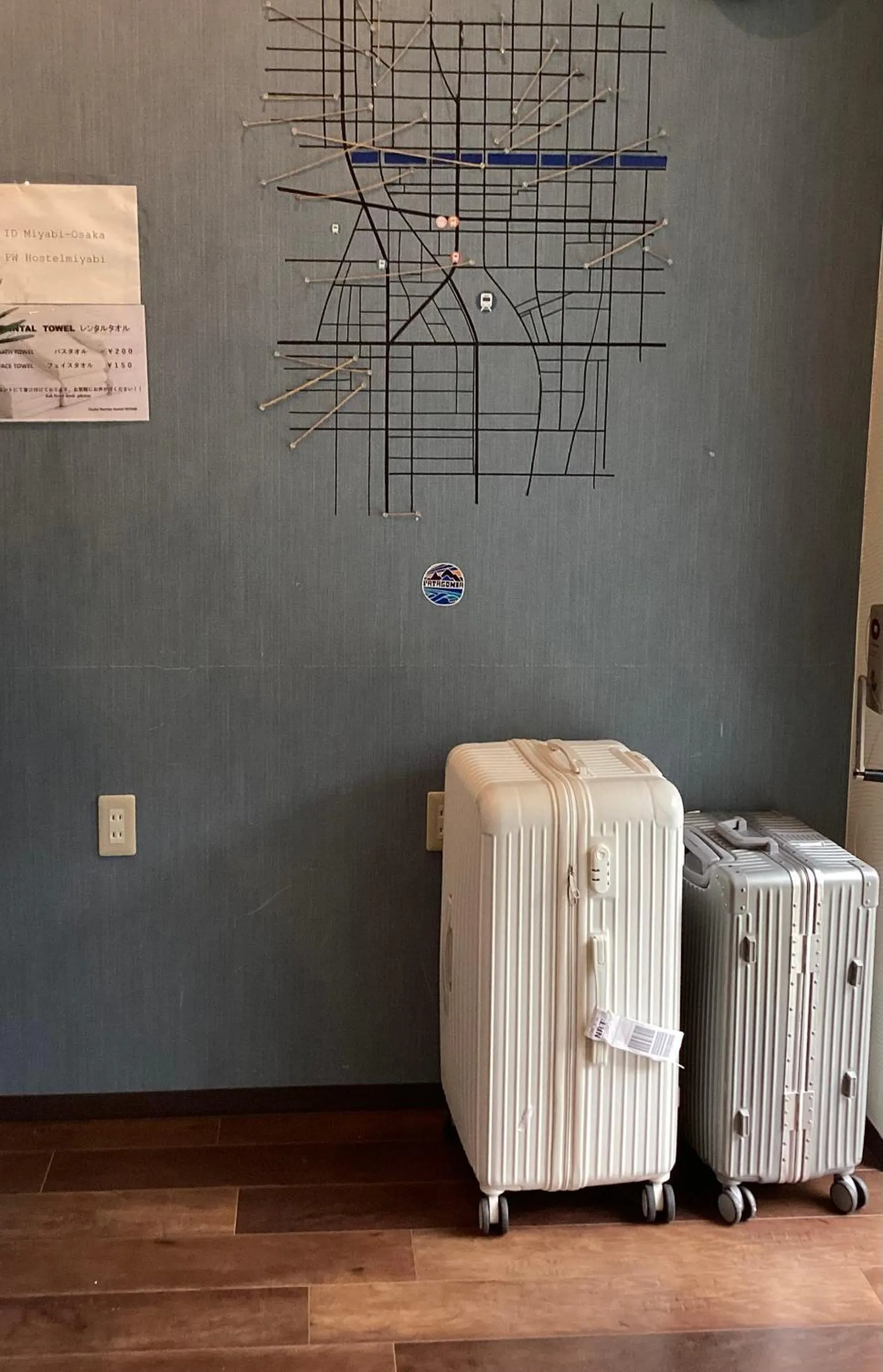 storage in Osaka Namba Hostel MIYABI