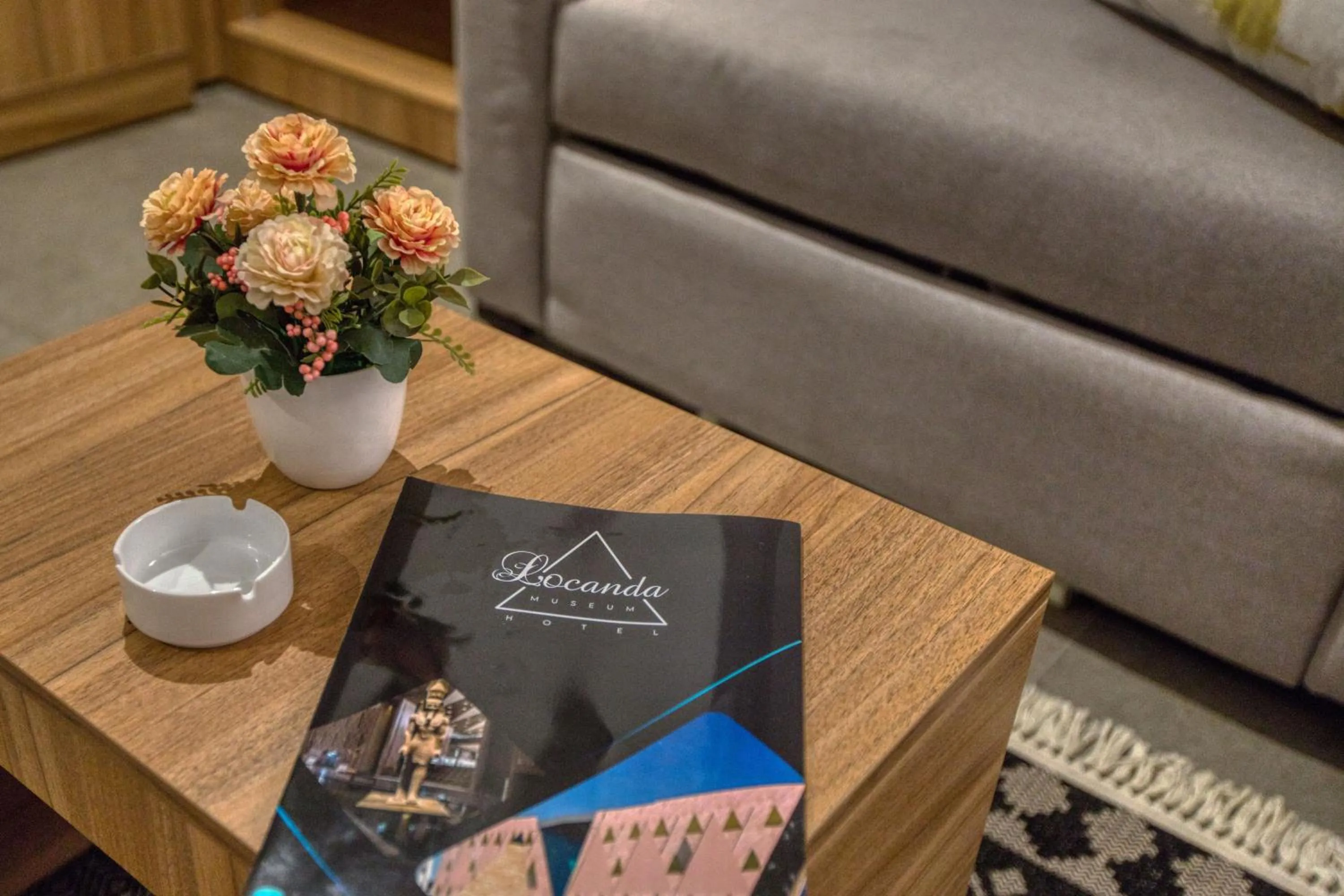 Seating area in Locanda Museum Hotel