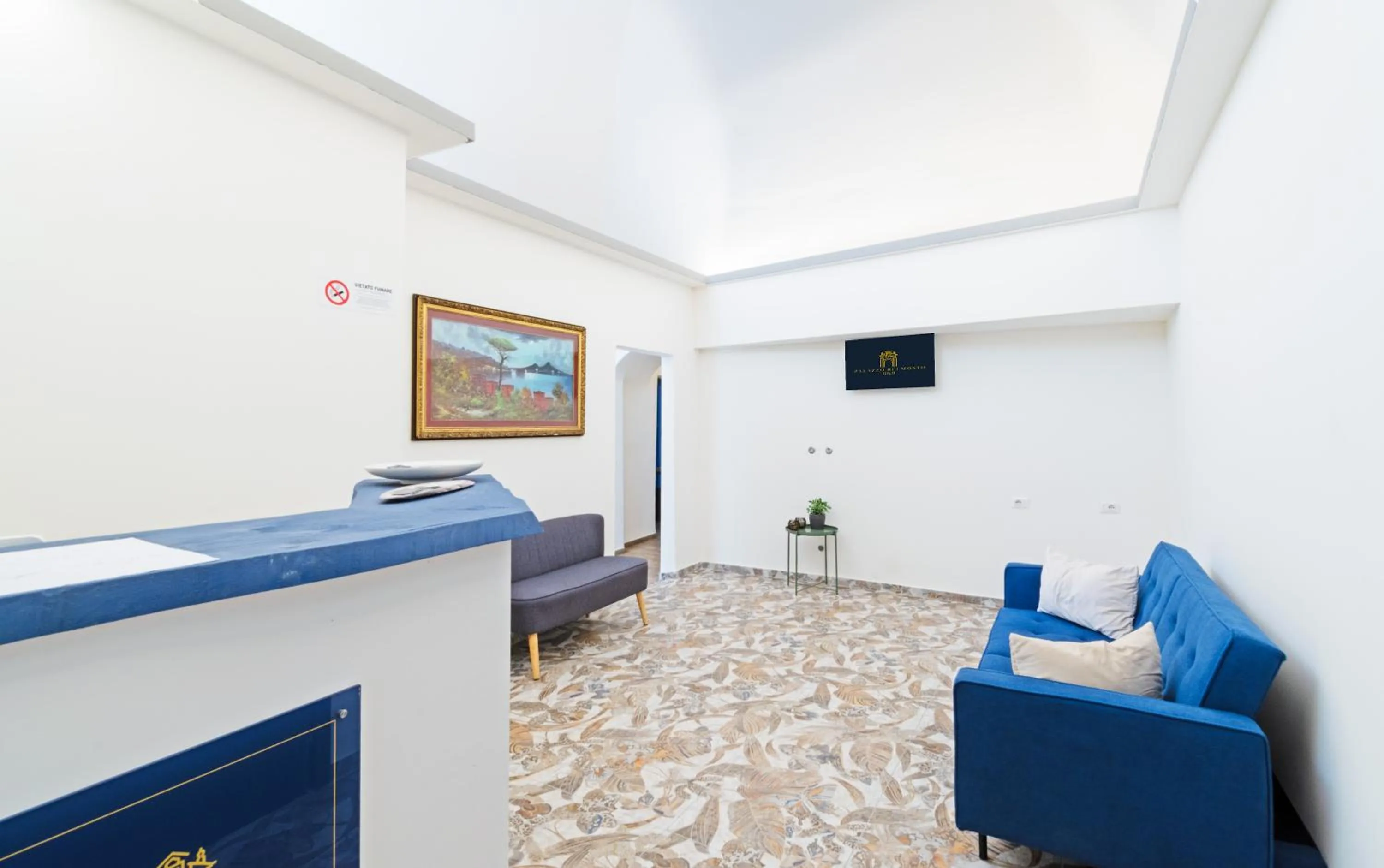 Lobby or reception, Bed in Palazzo Belmosto