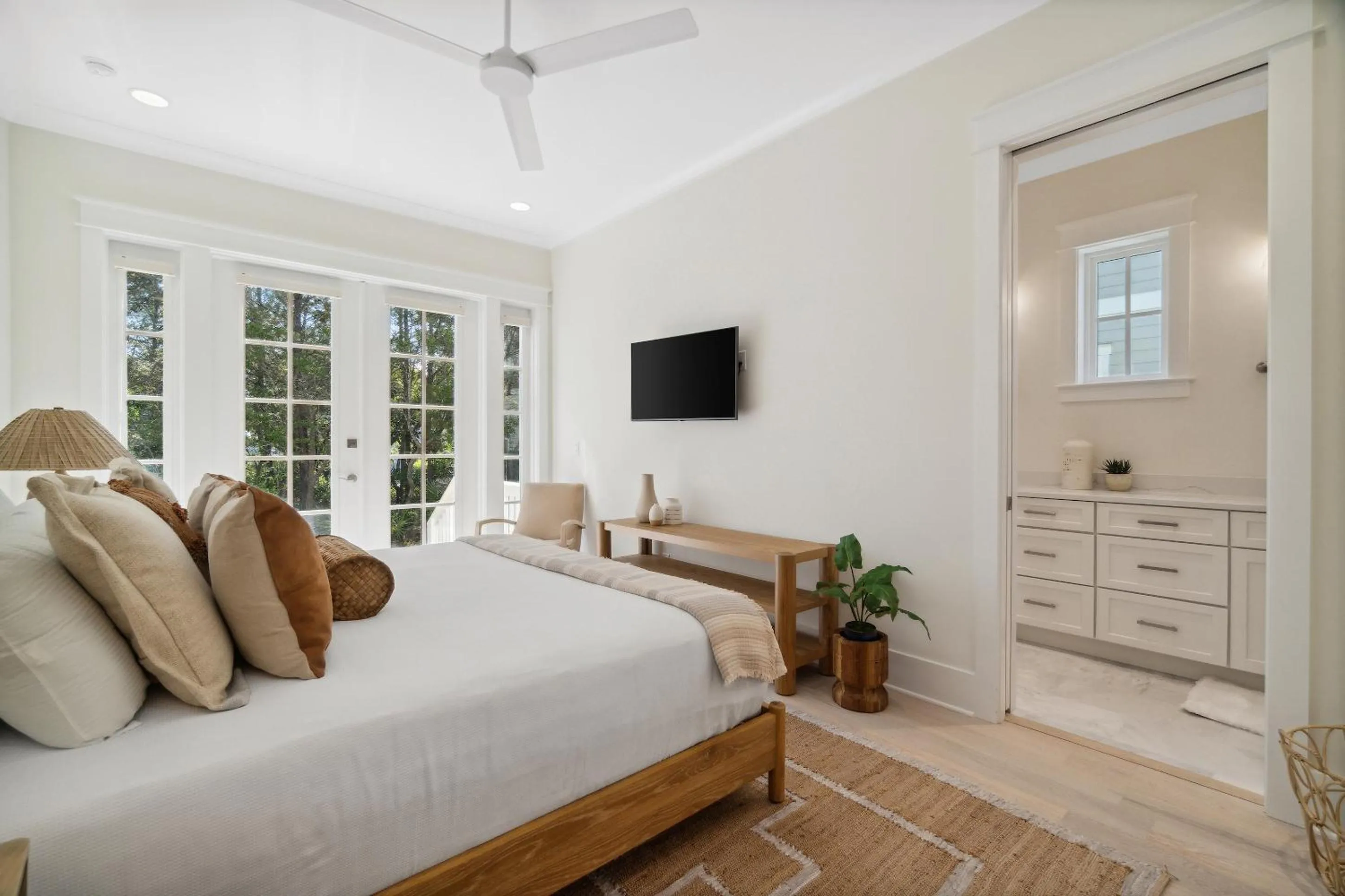 Bed in 30A Beach House - Harlie's House by Panhandle Getaways