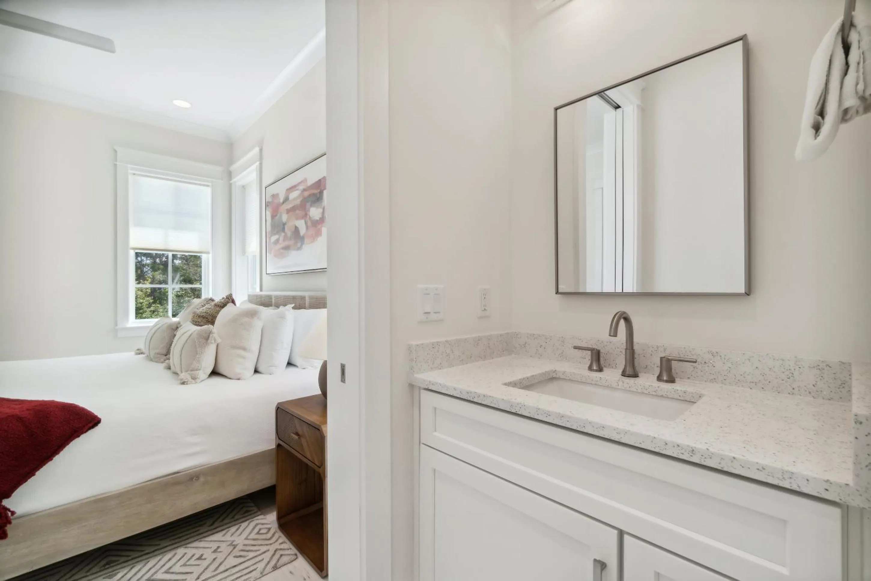 Bed in 30A Beach House - Harlie's House by Panhandle Getaways