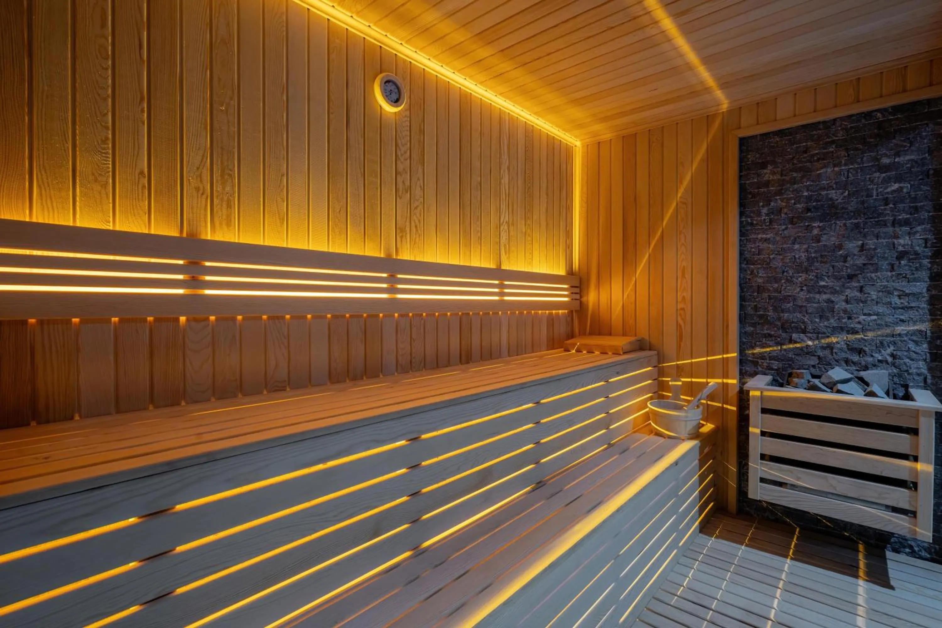 Sauna in Awen Lara Hotel