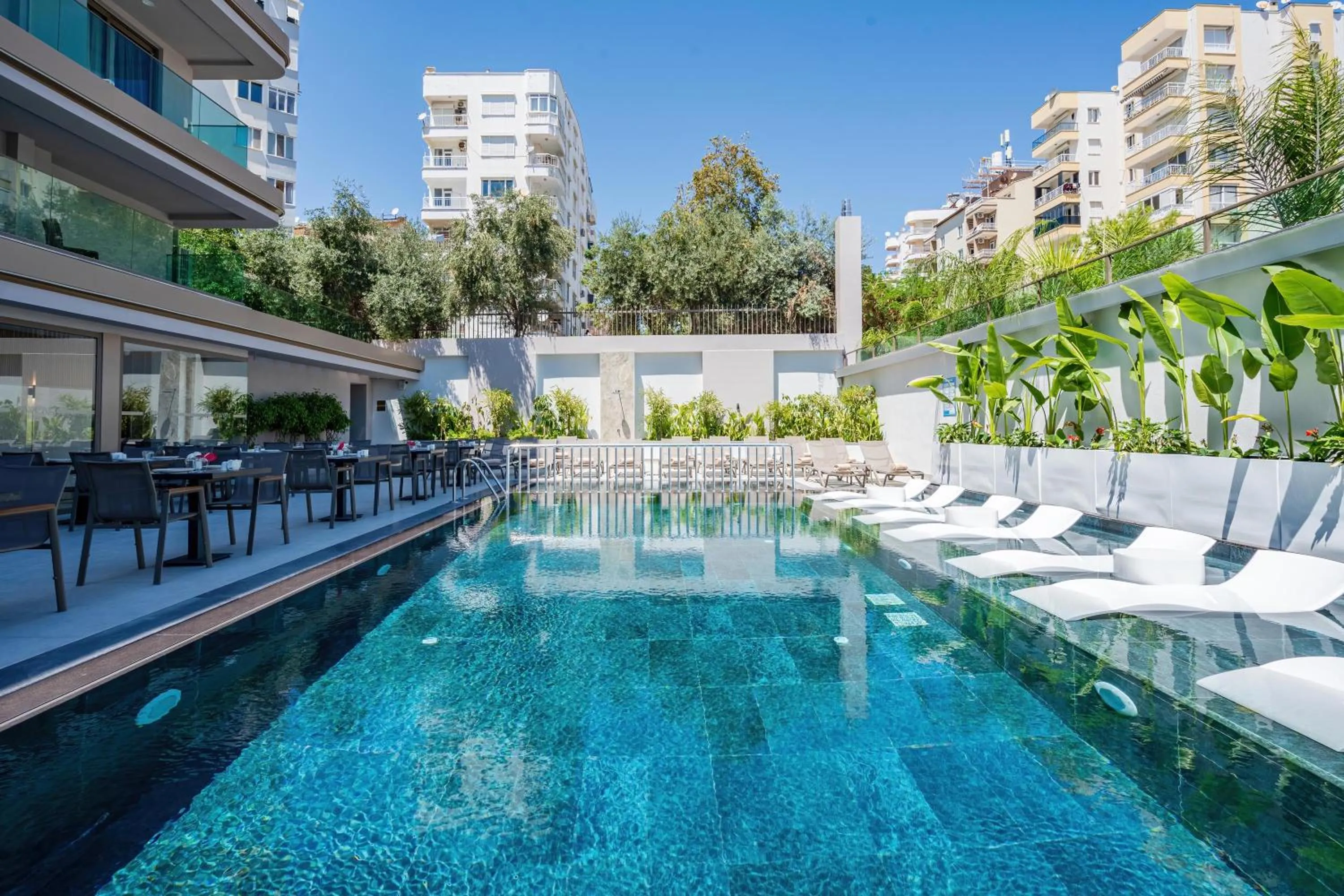 Property building in Awen Lara Hotel