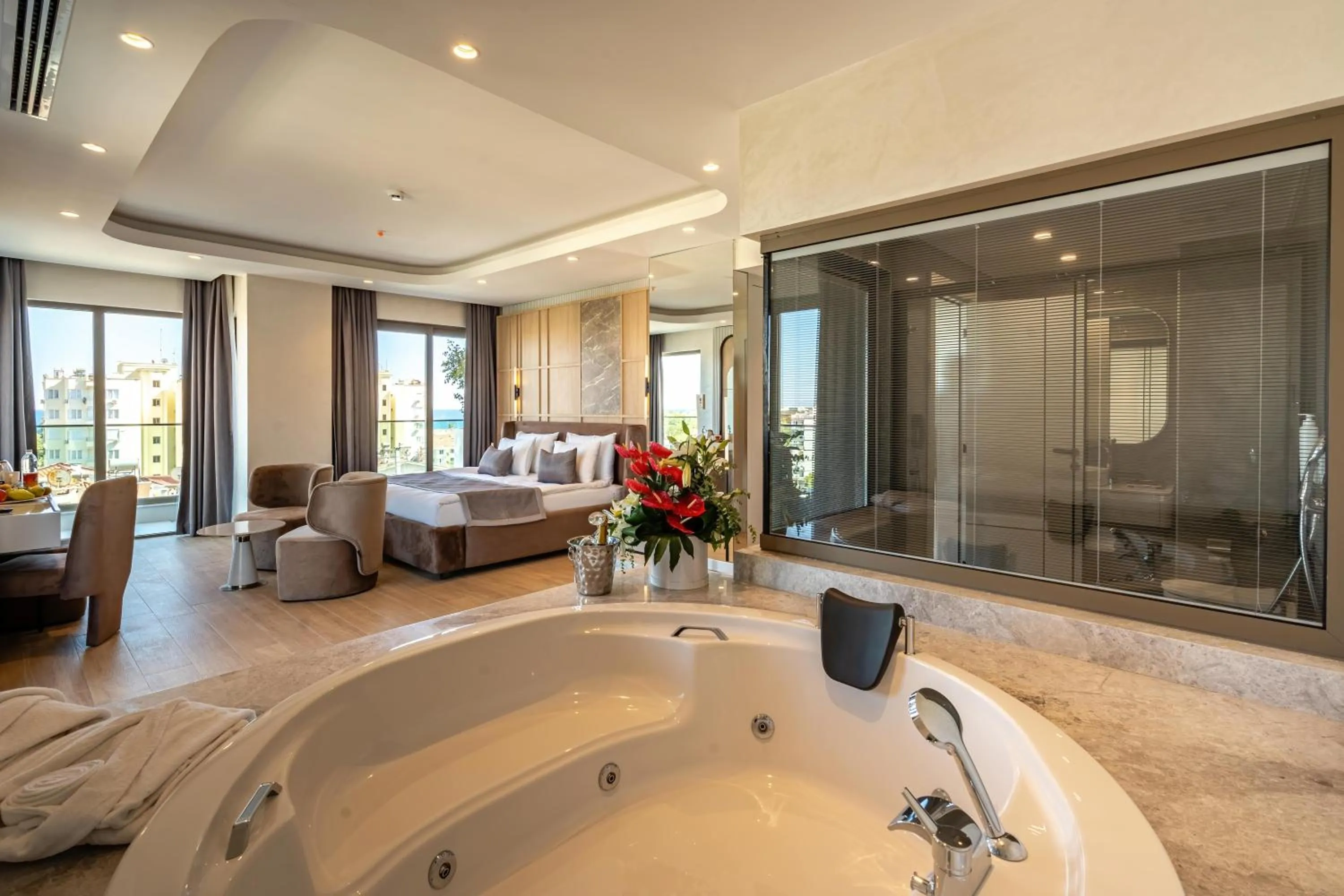 Bathroom in Awen Lara Hotel