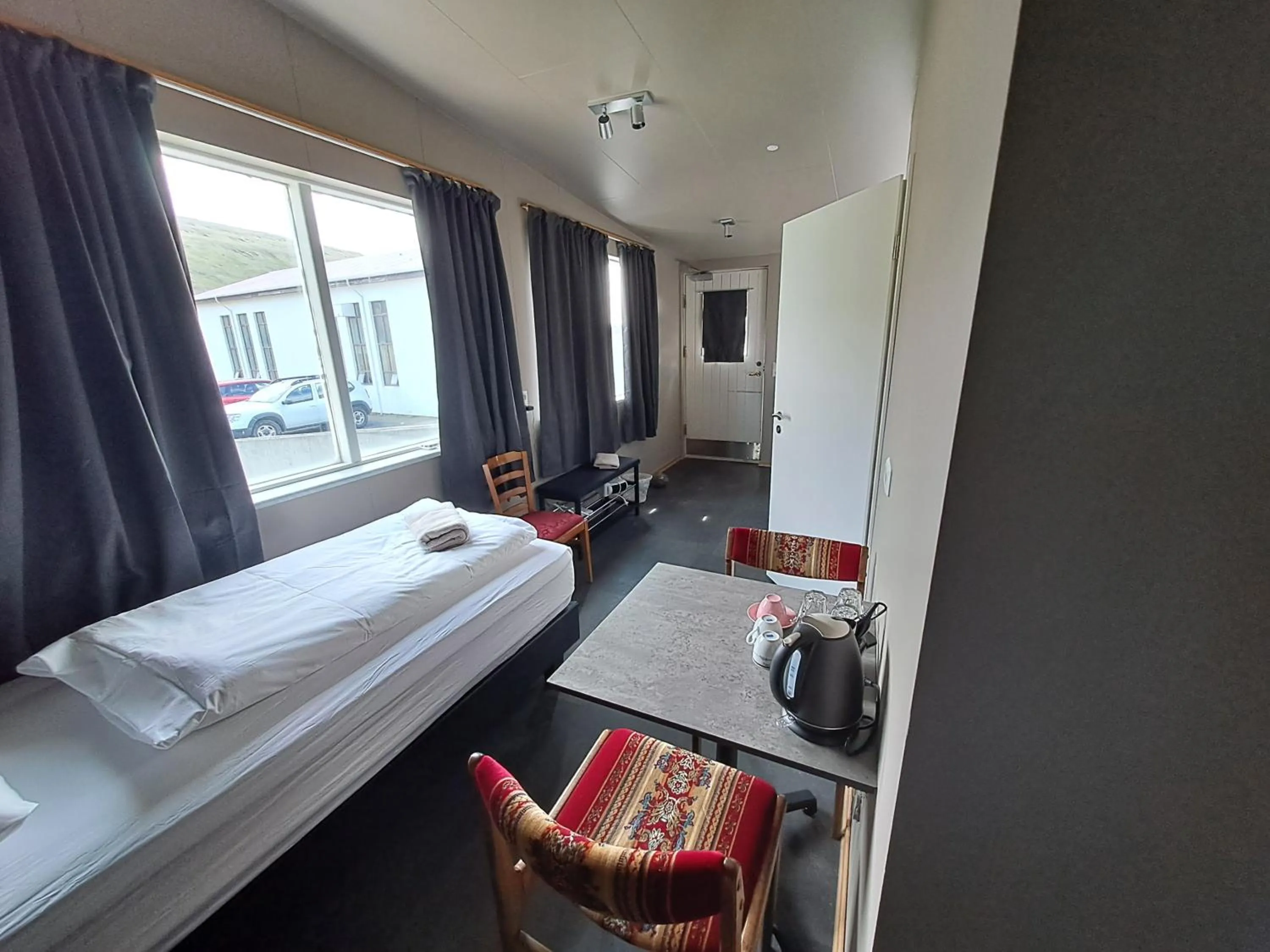 View (from property/room), Bed in Hotel Studlagil