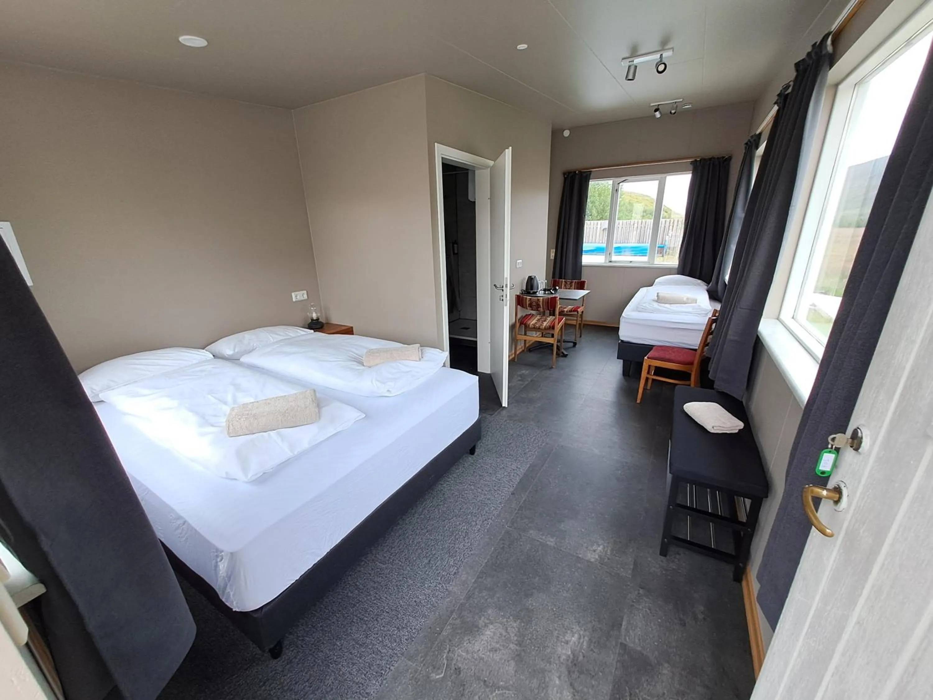 Bedroom, Bed in Hotel Studlagil