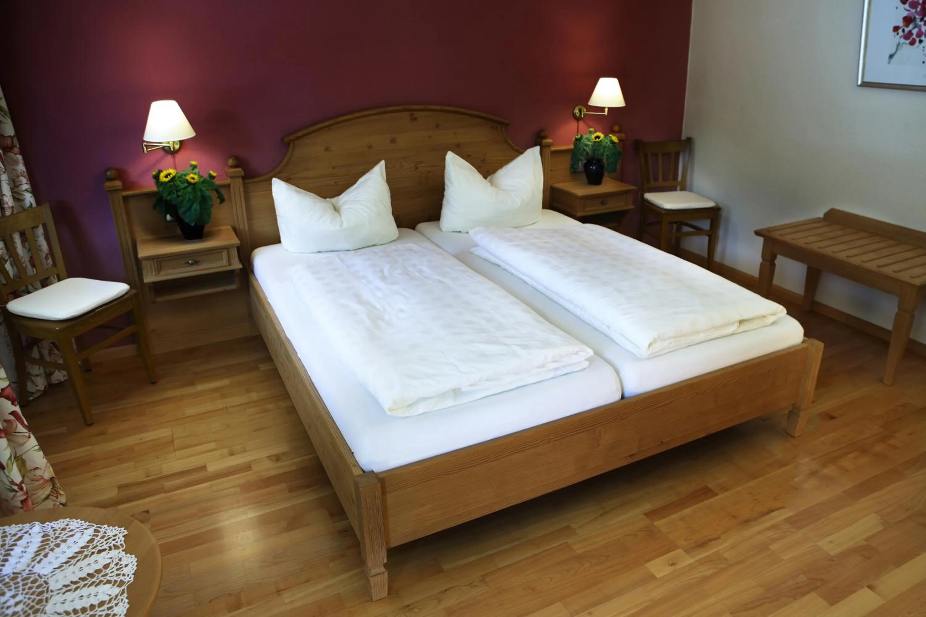 Bedroom, Bed in Gasthaus Sternen Post