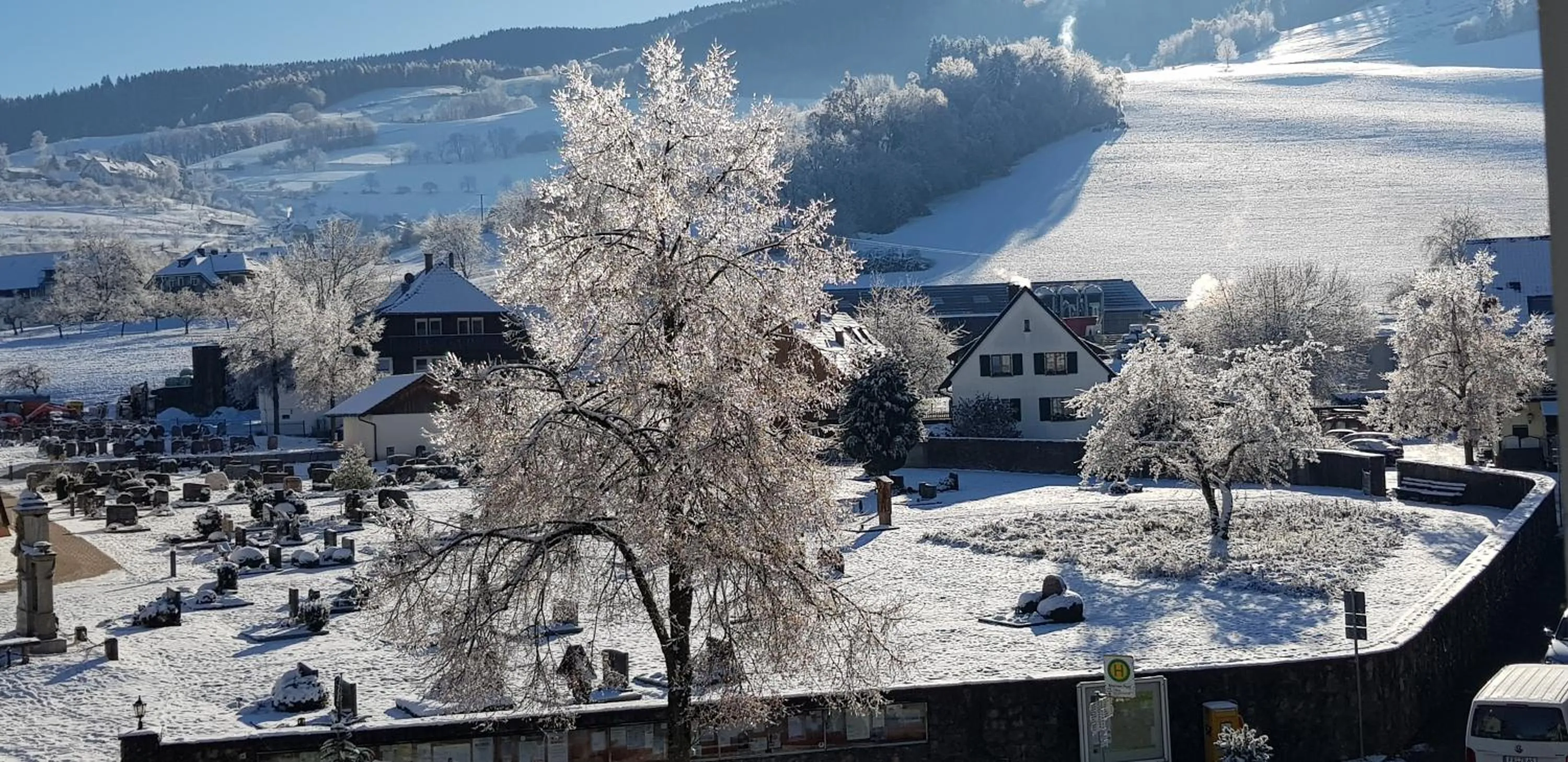 Winter in Gasthaus Sternen Post