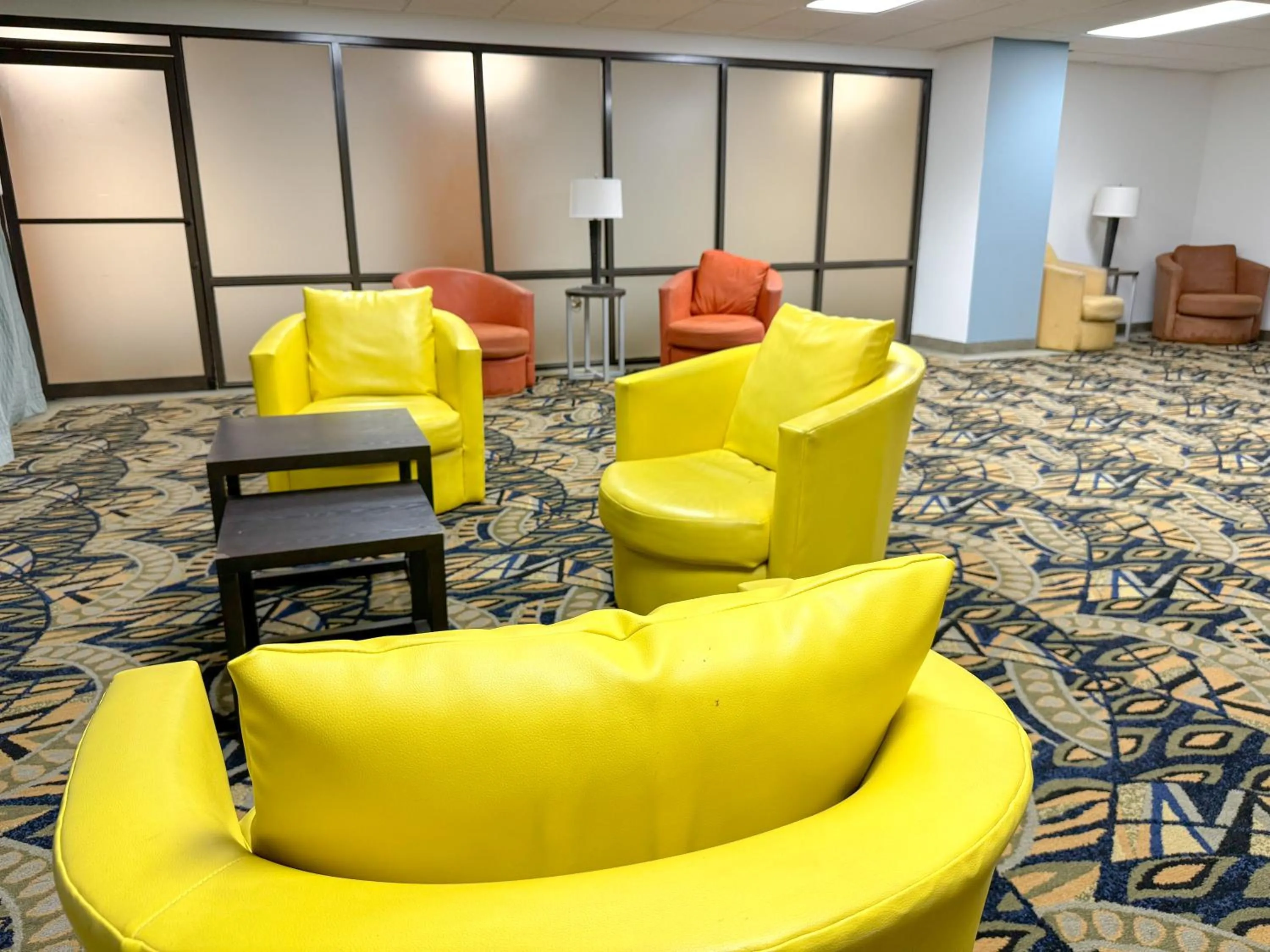 Communal lounge/ TV room in Ficus Hotel