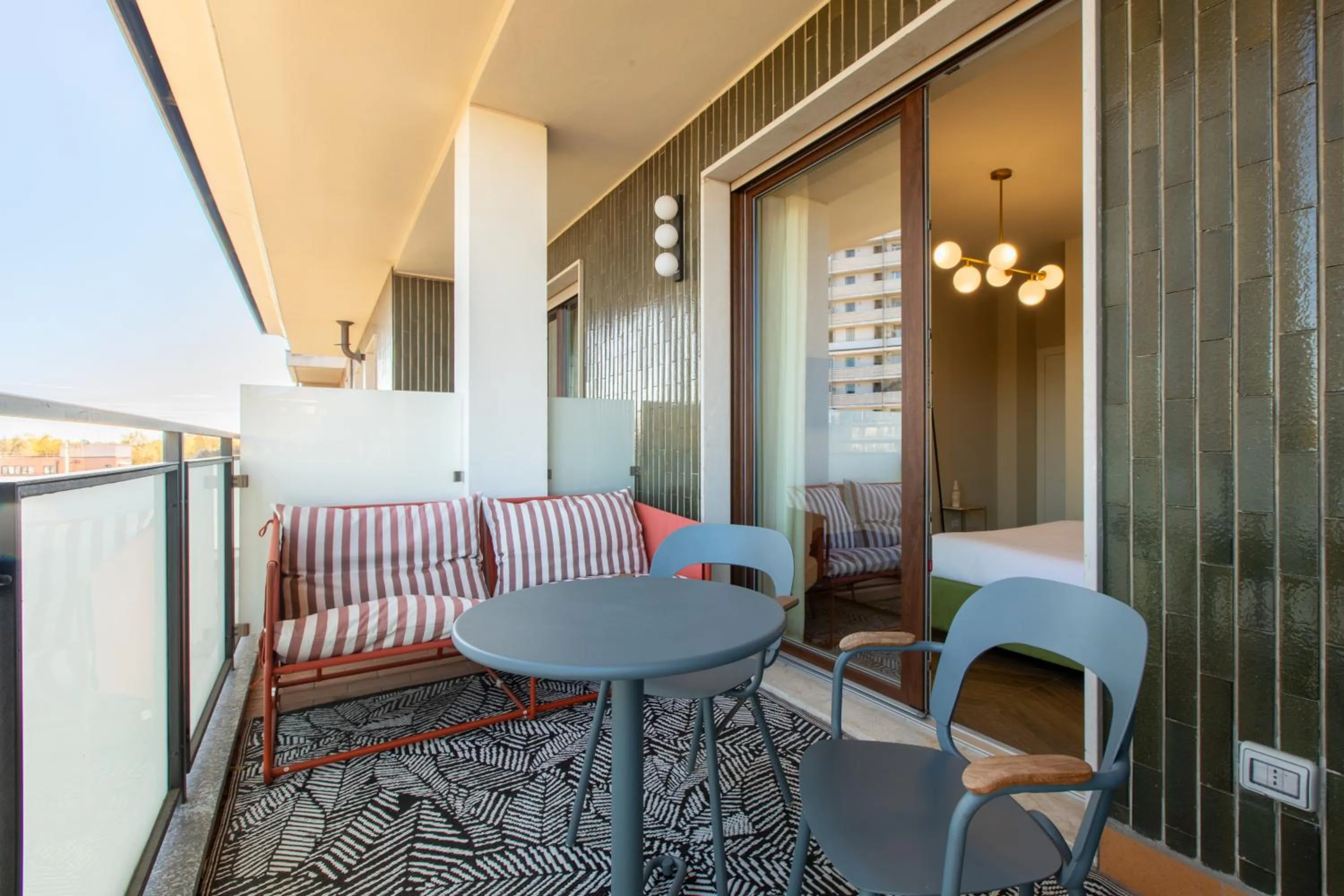 Balcony/Terrace in Daplace - Corso Sempione Suites