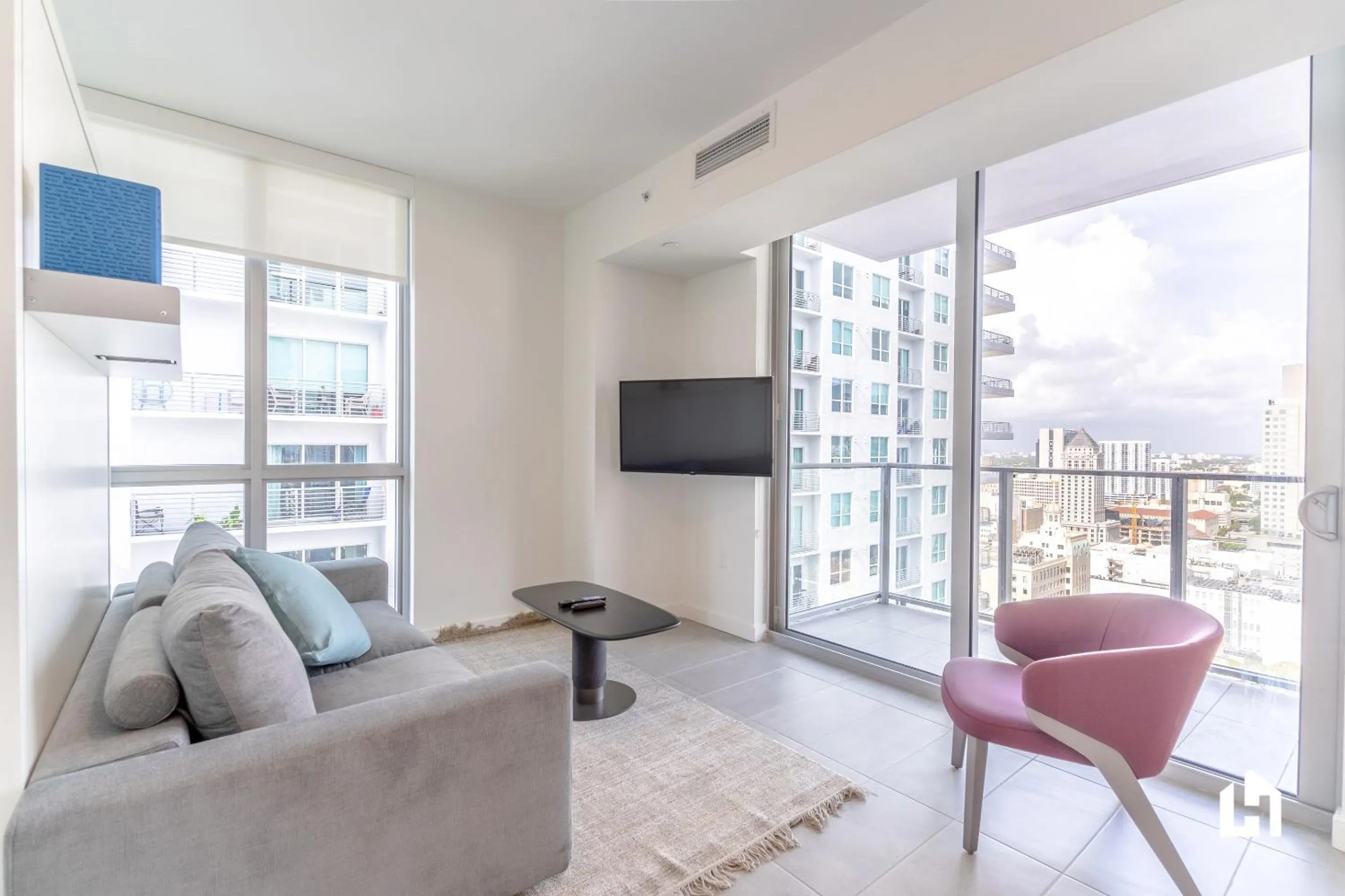 TV and multimedia in Downtown Miami Condos by Lua Host