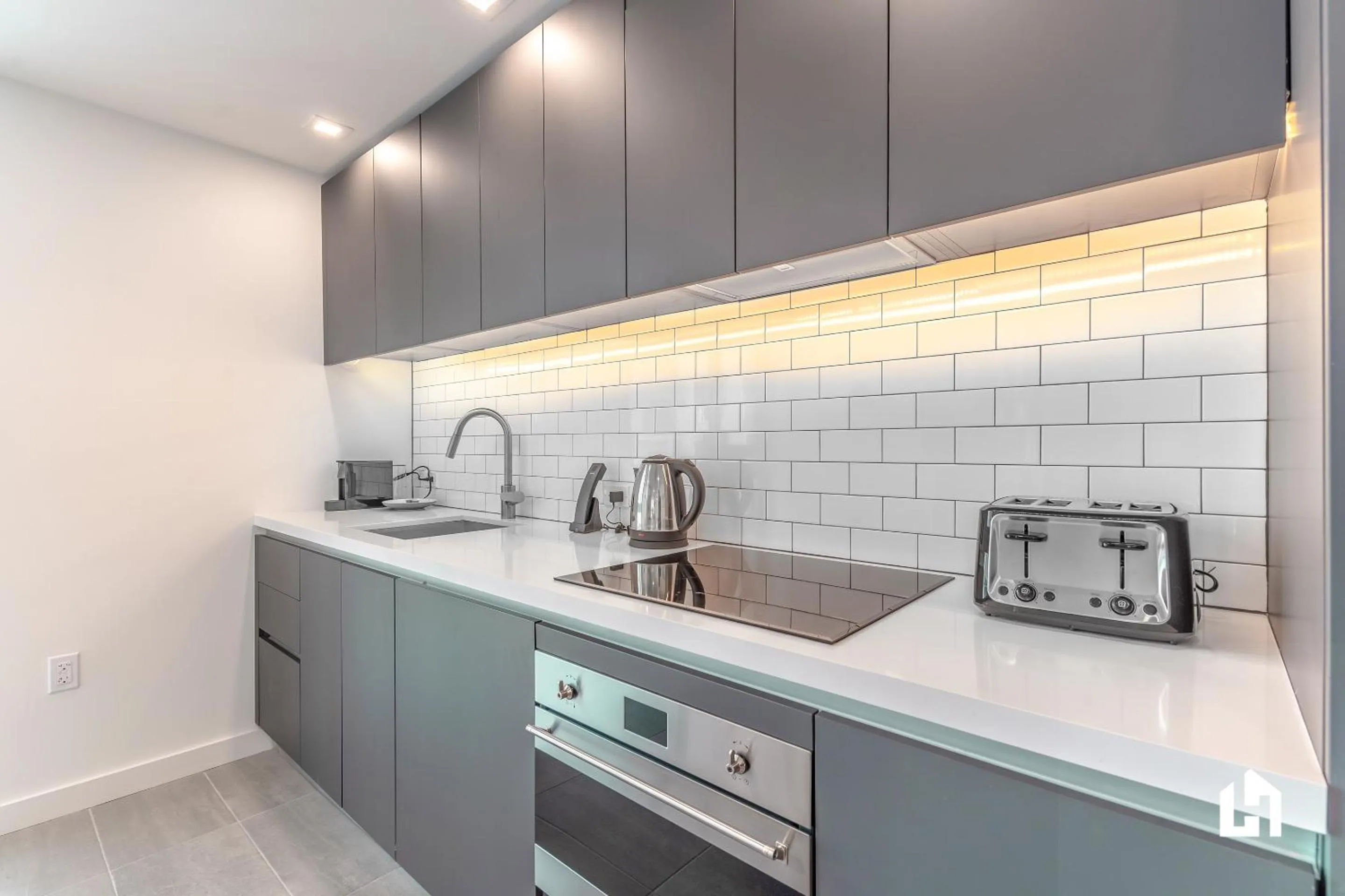 Kitchen or kitchenette in Downtown Miami Condos by Lua Host