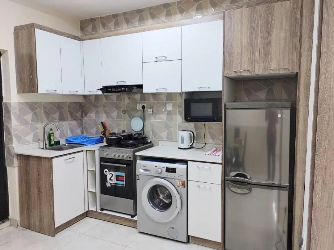 Kitchen or kitchenette in The Leneade - City Centre at Wuse 2