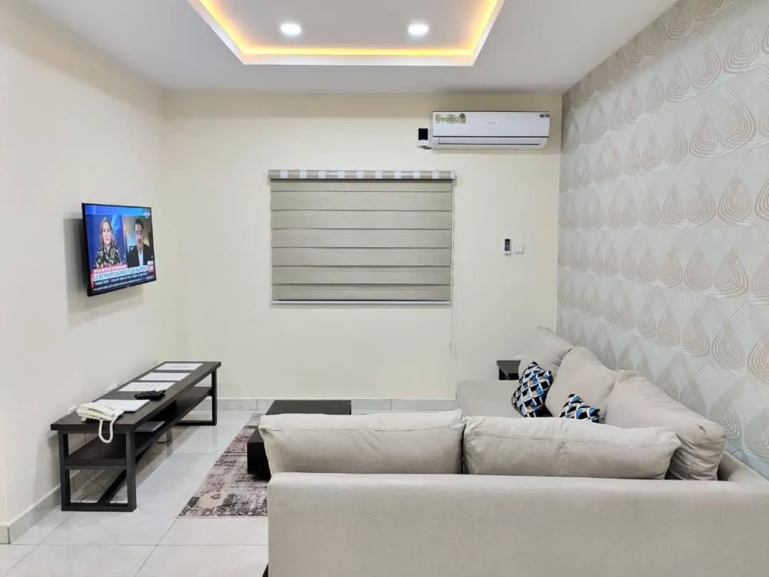 Living room in The Leneade - City Centre at Wuse 2