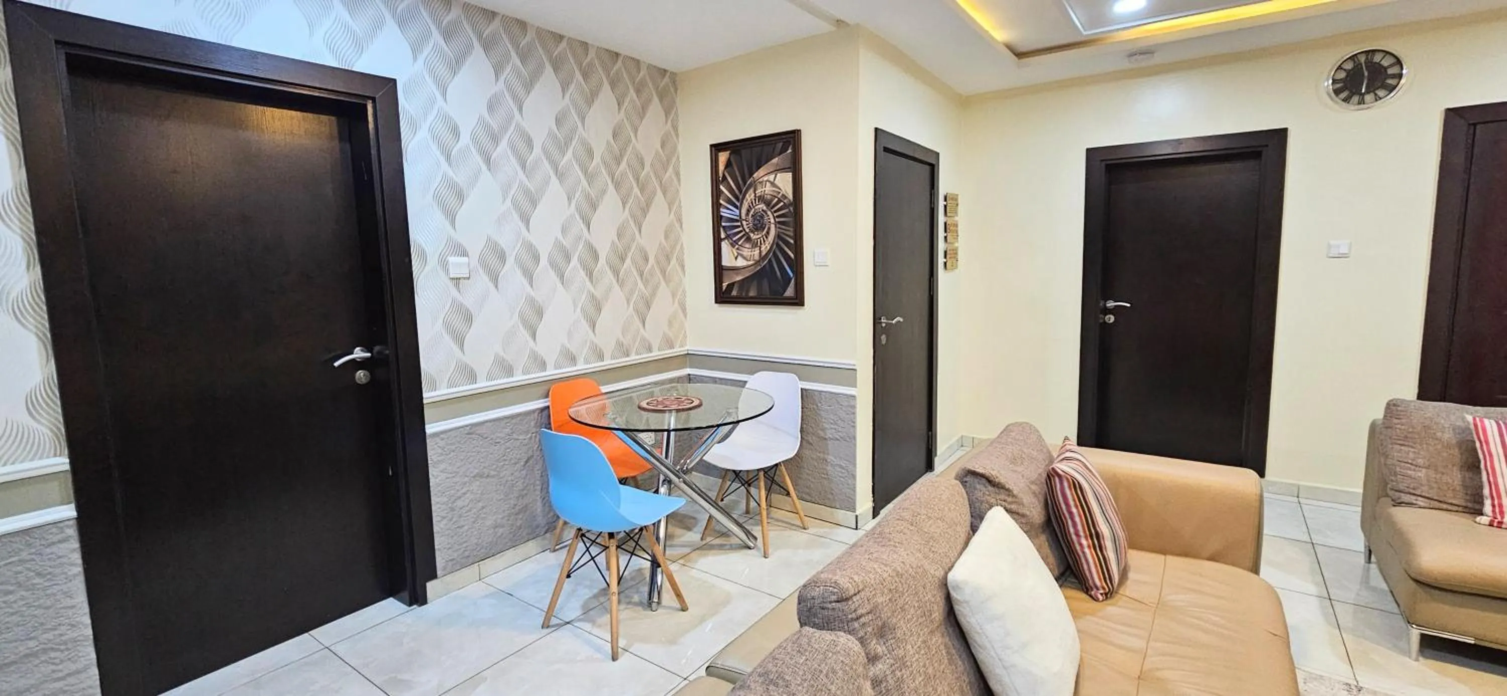 Living room in The Leneade - City Centre at Wuse 2