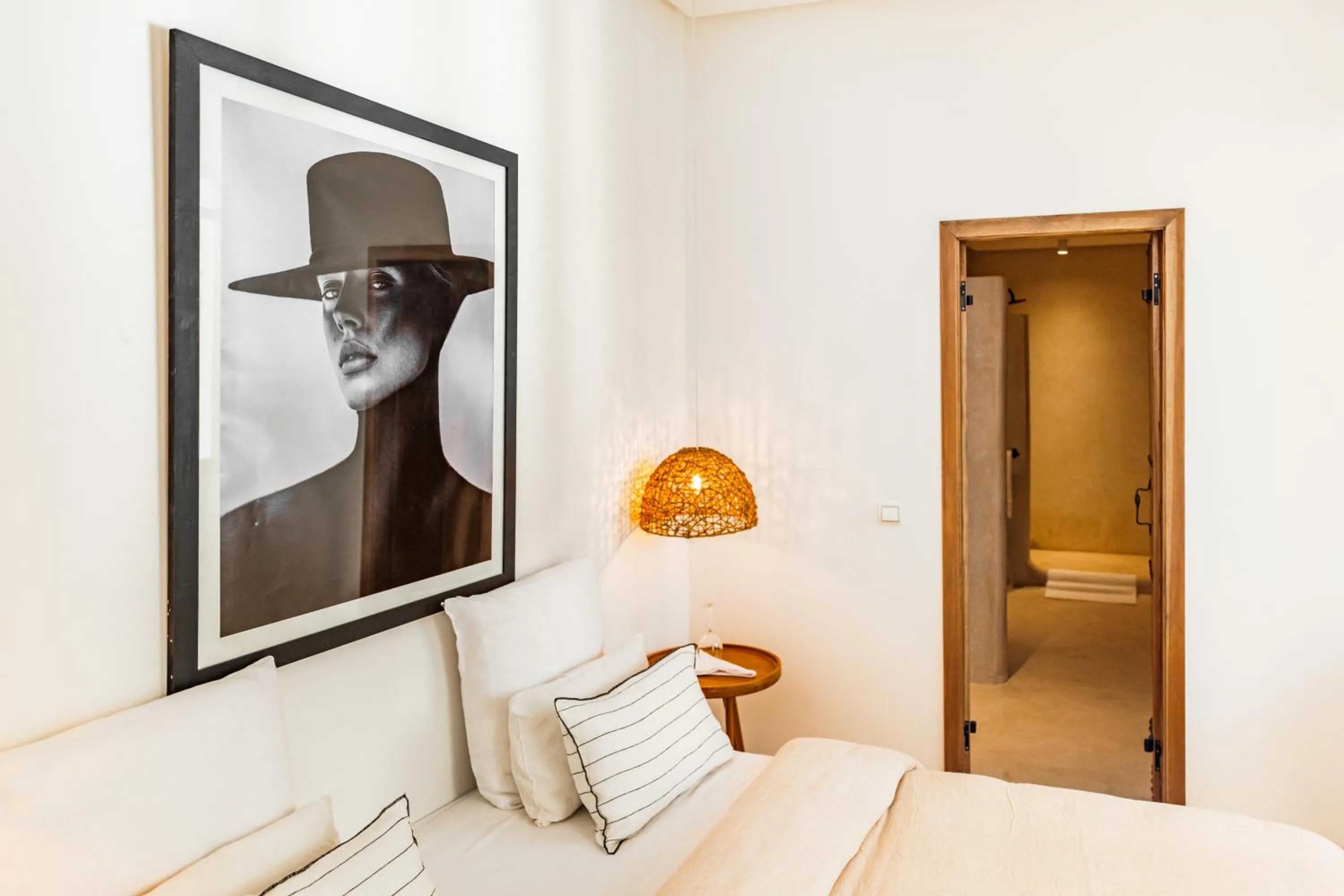 Bed in Pure House Marrakech