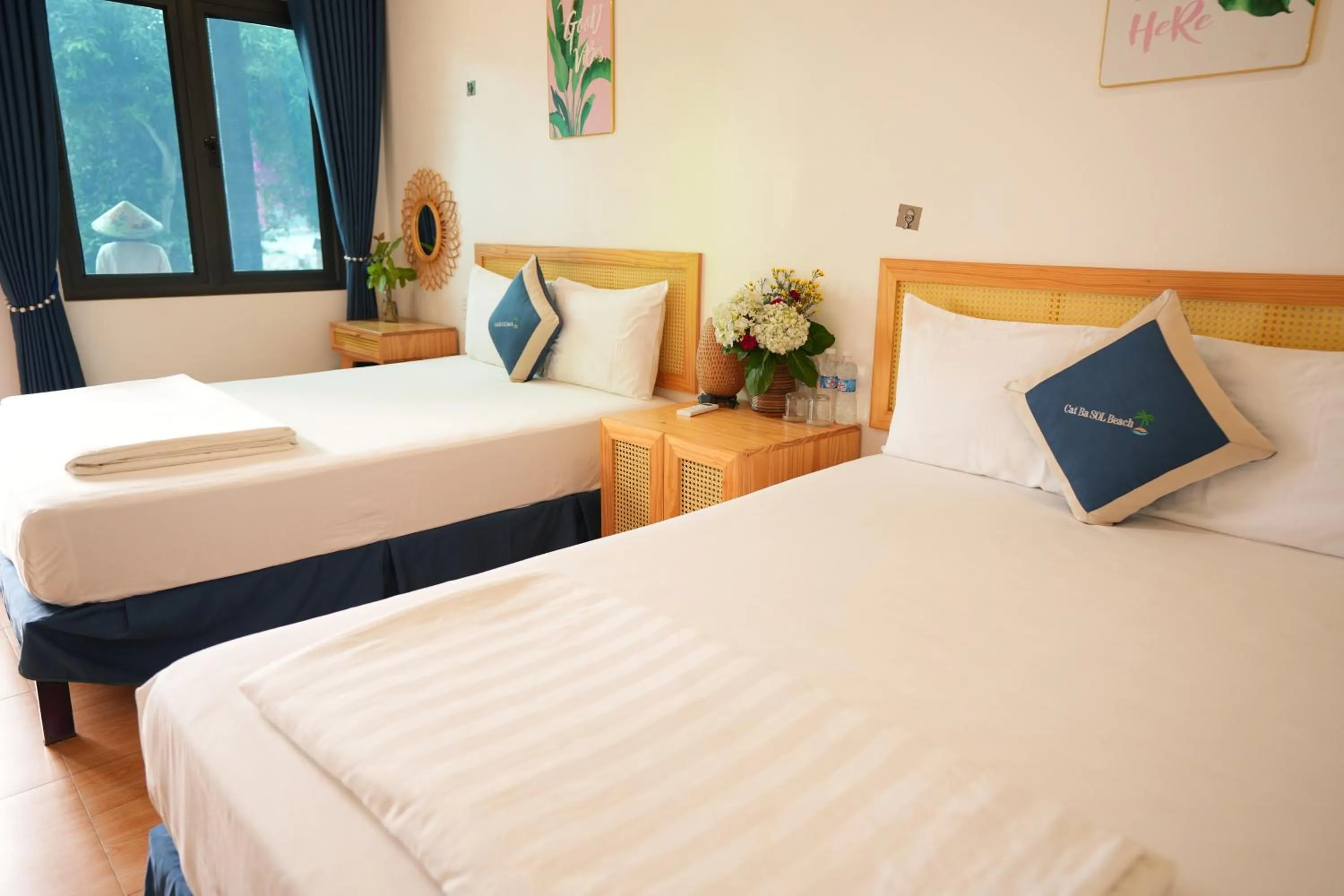 Bedroom, Bed in Cat Ba SOL Beach