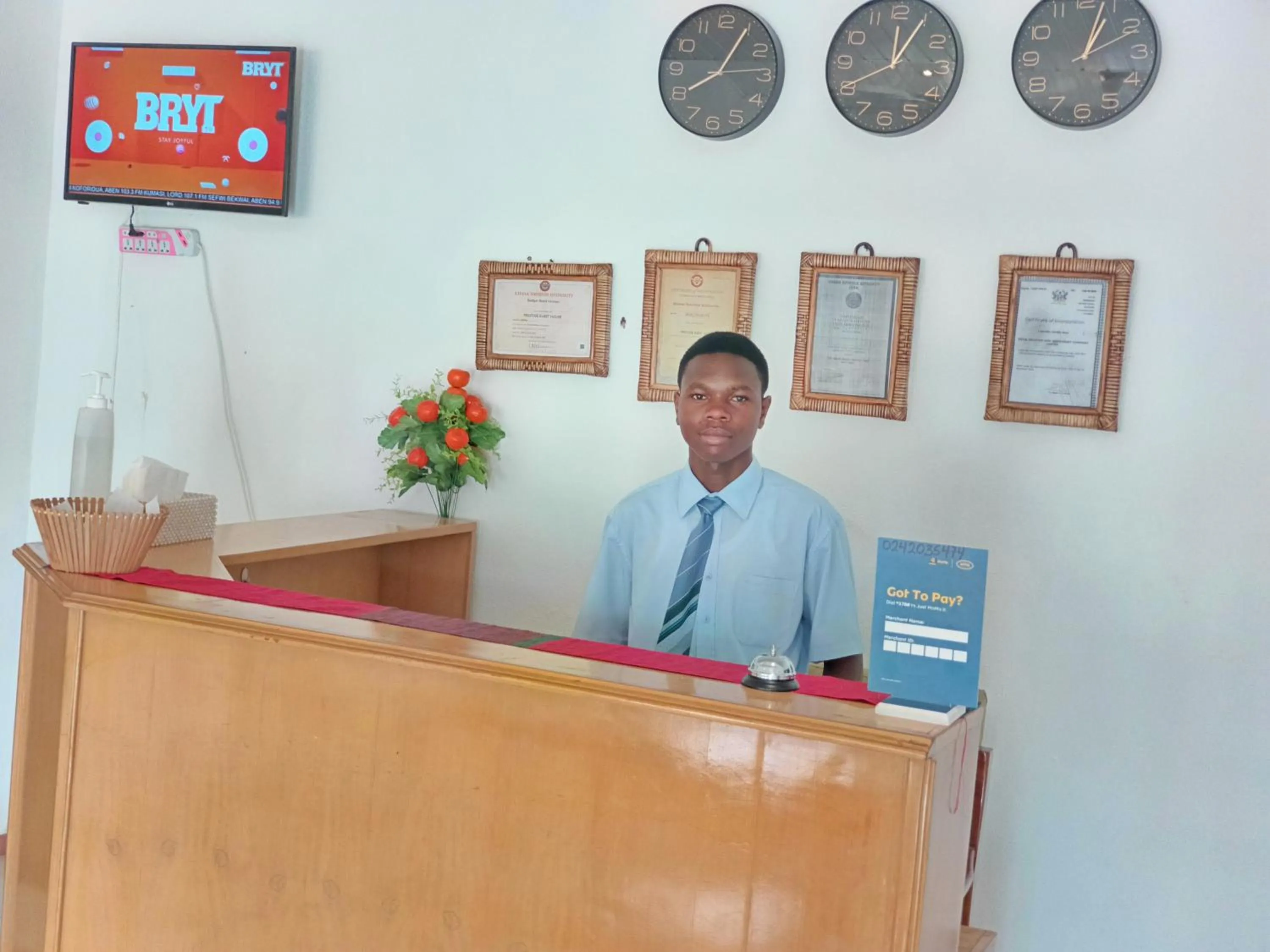 Lobby or reception in PRESTIGE Guesthouse ,Ksi