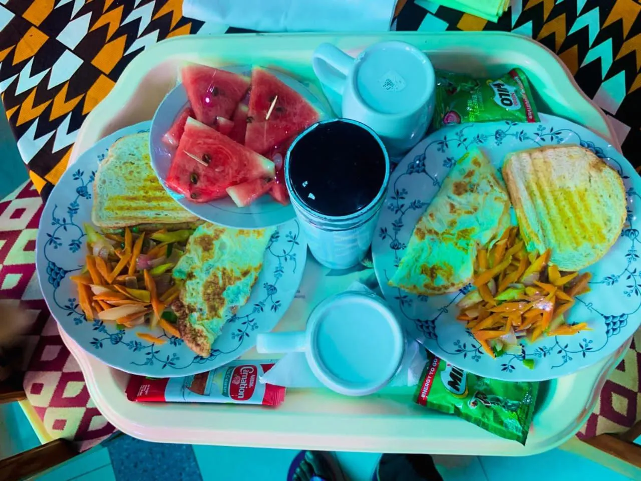 Breakfast in PRESTIGE Guesthouse ,Ksi