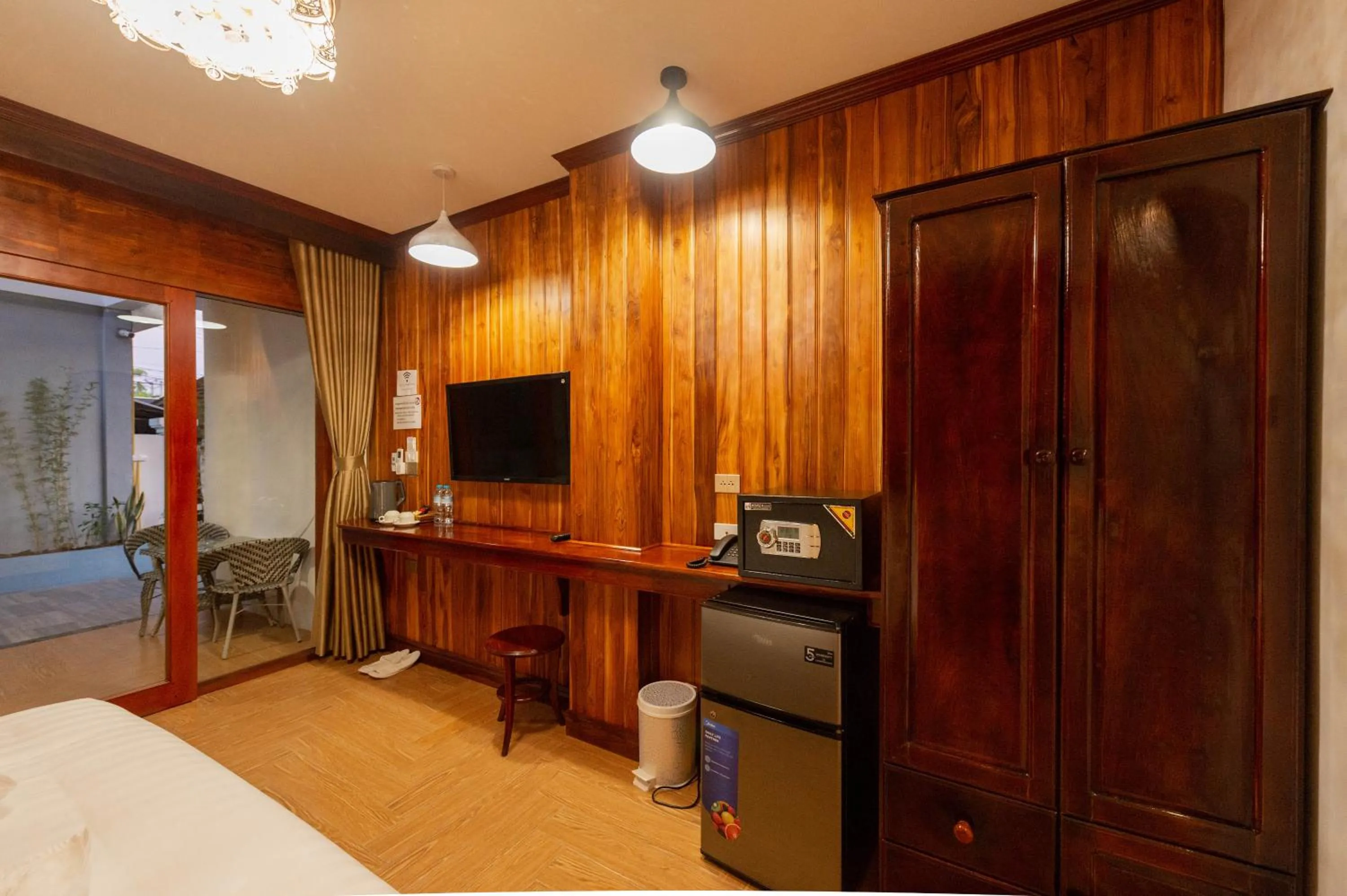 Bed in LuangPrabang Center Hotel