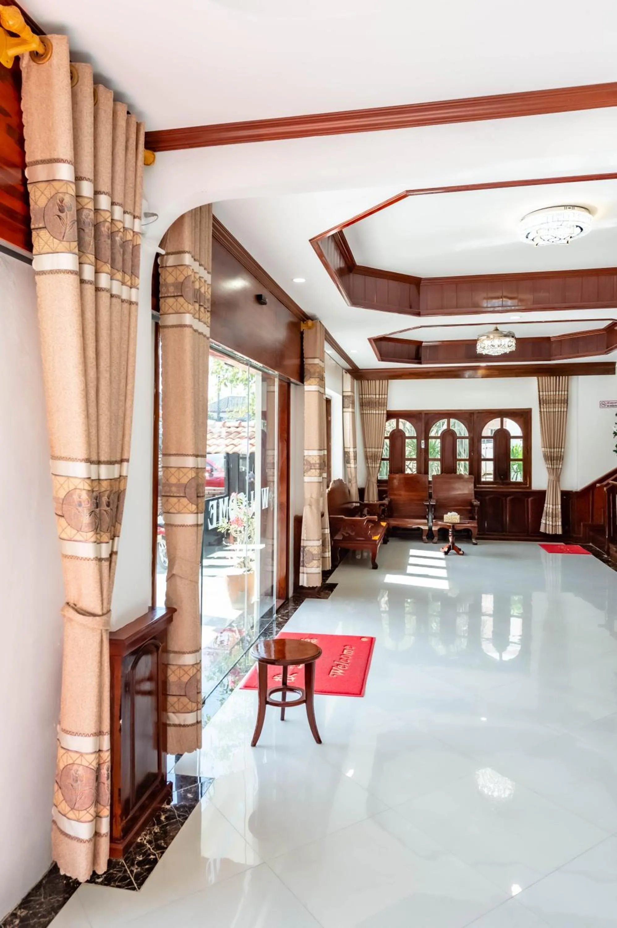 Lobby or reception in LuangPrabang Center Hotel