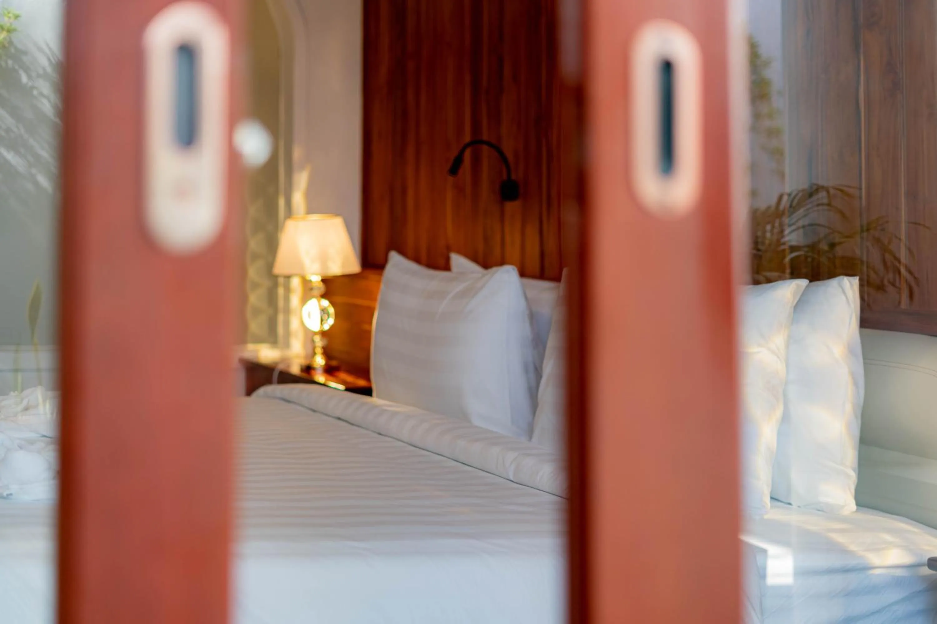 Bed in LuangPrabang Center Hotel