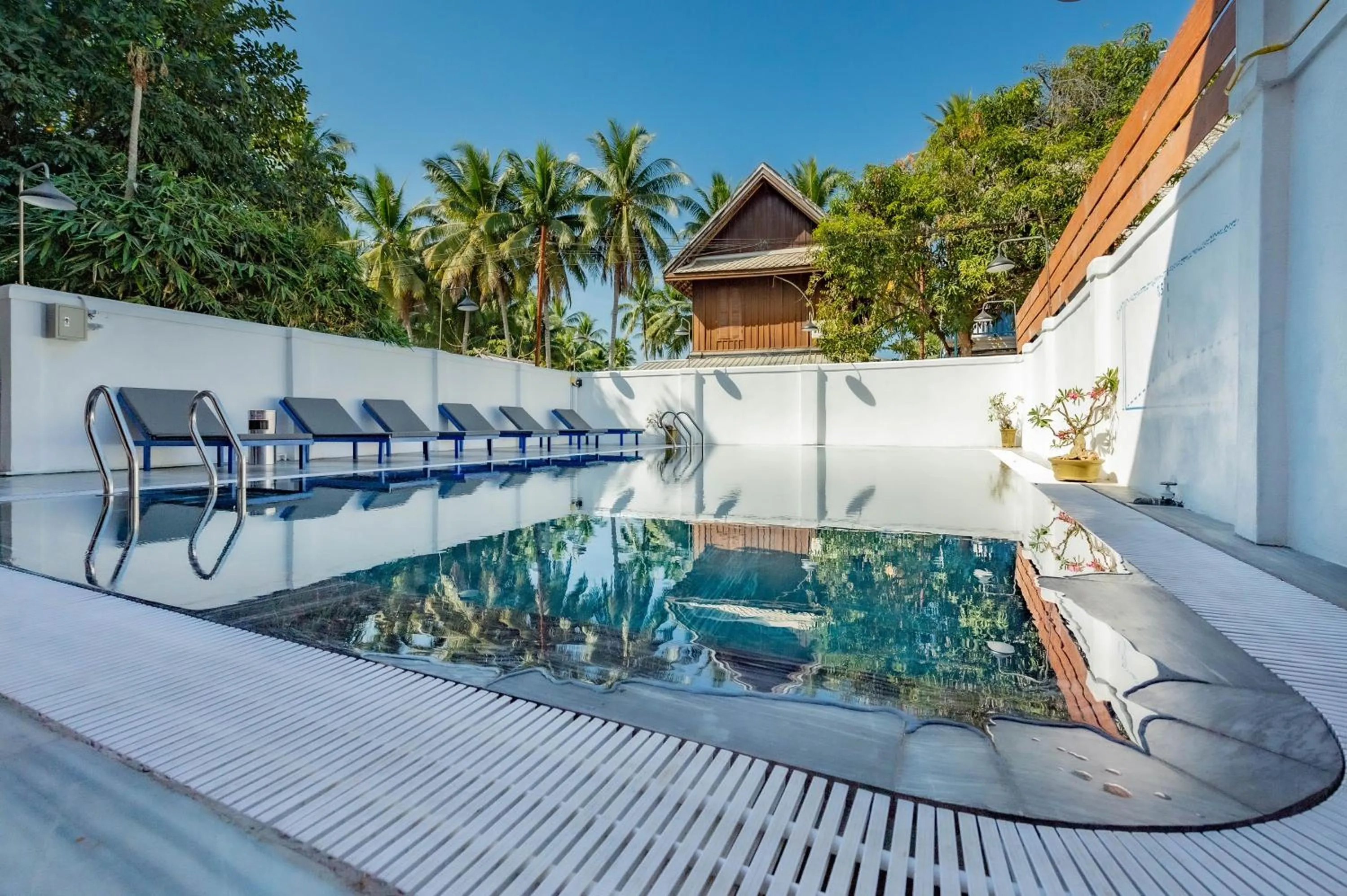 Swimming pool in LuangPrabang Center Hotel