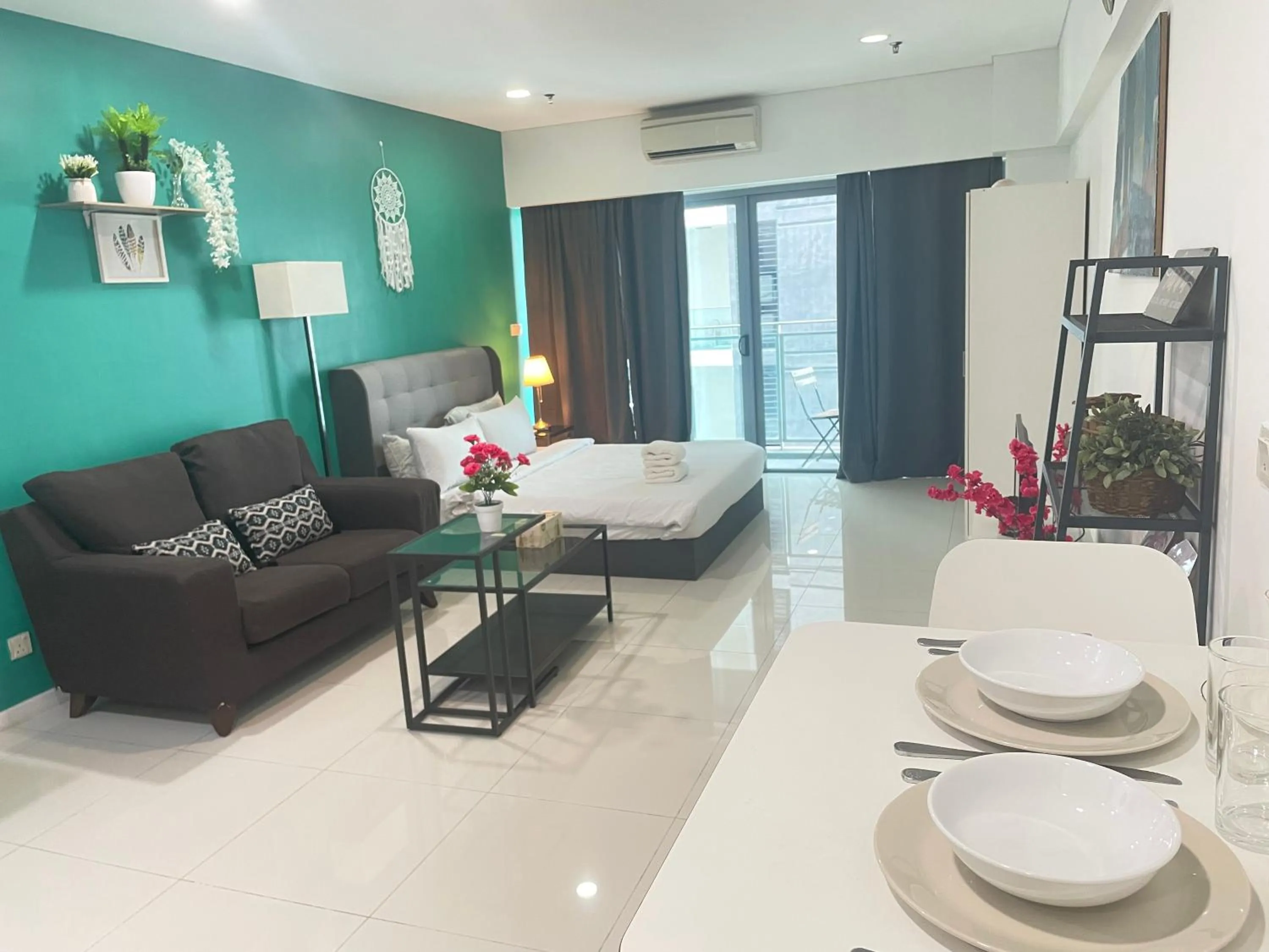 Seating area in Mercu Summer Suite KLCC by Kuminshu