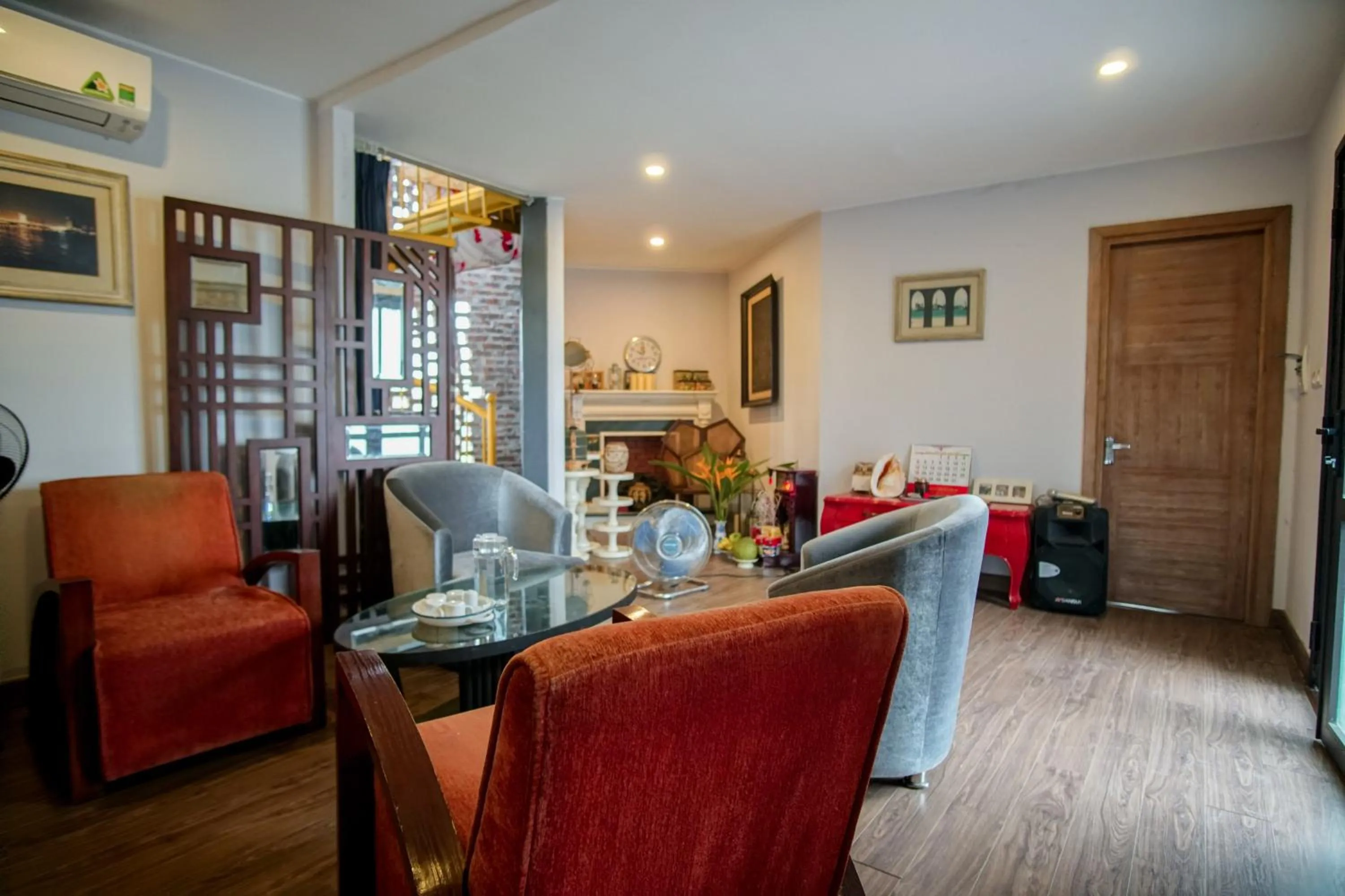 Living room in The Factory Ba Vì