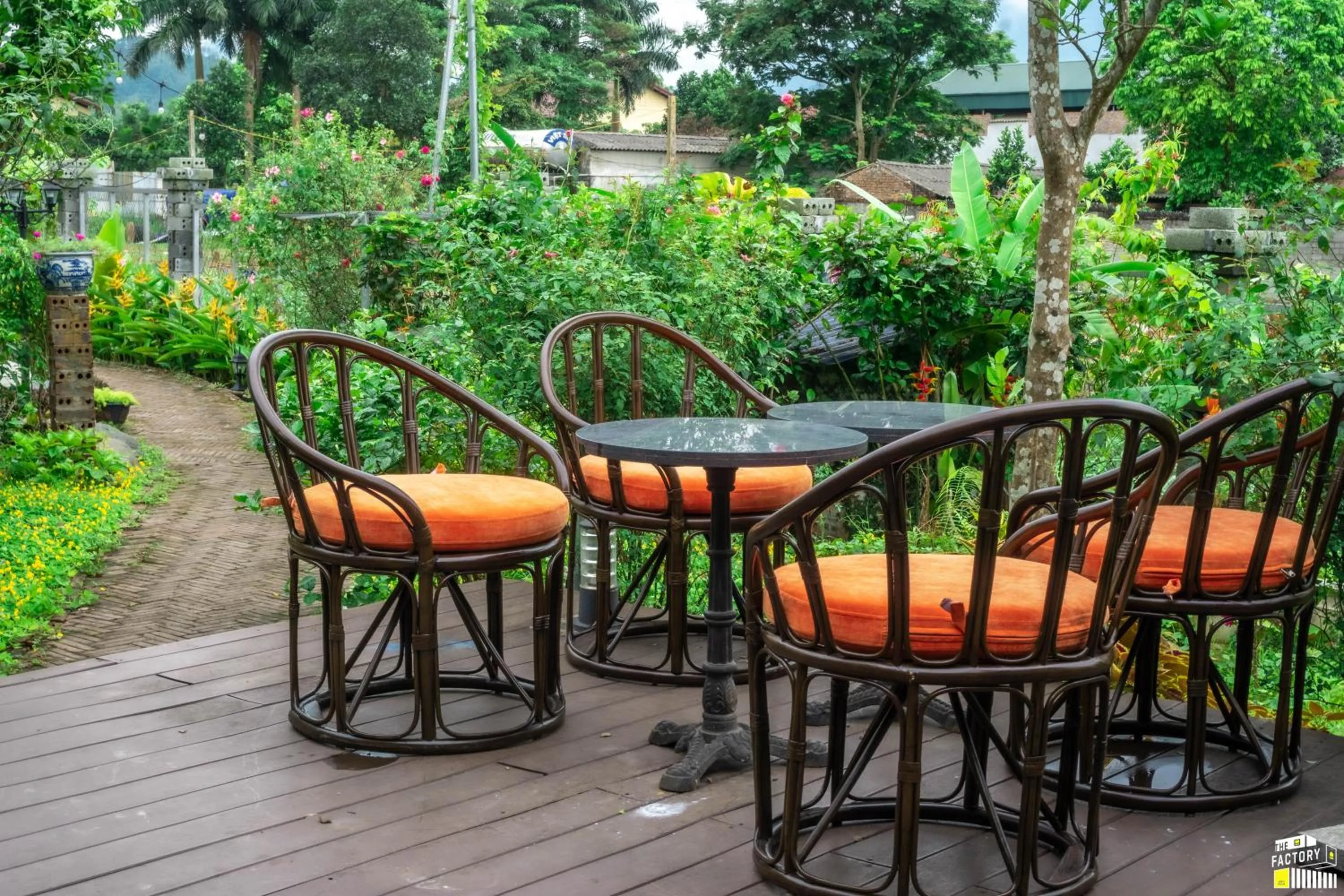 Patio in The Factory Ba Vì