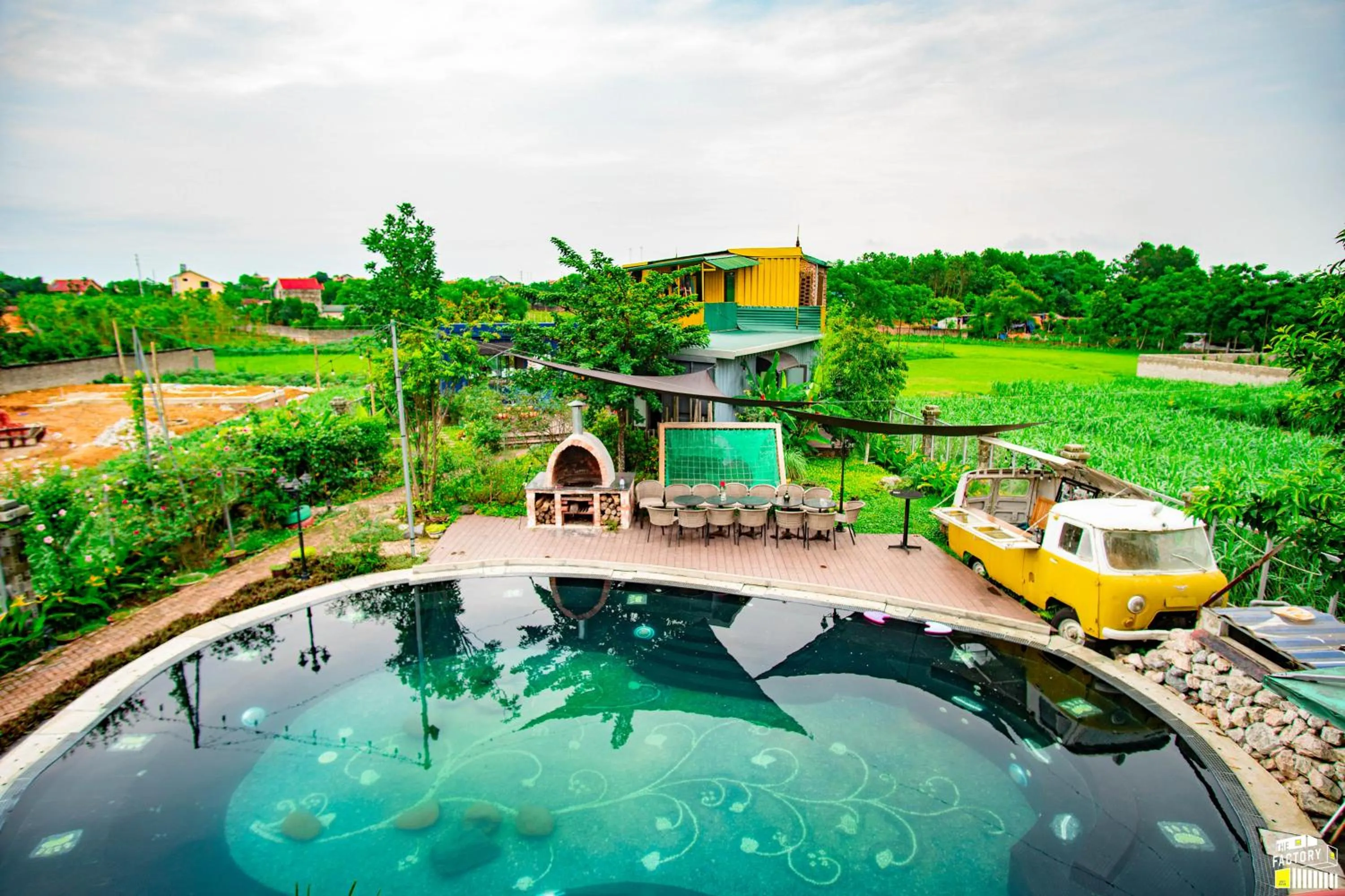 Swimming pool in The Factory Ba Vì