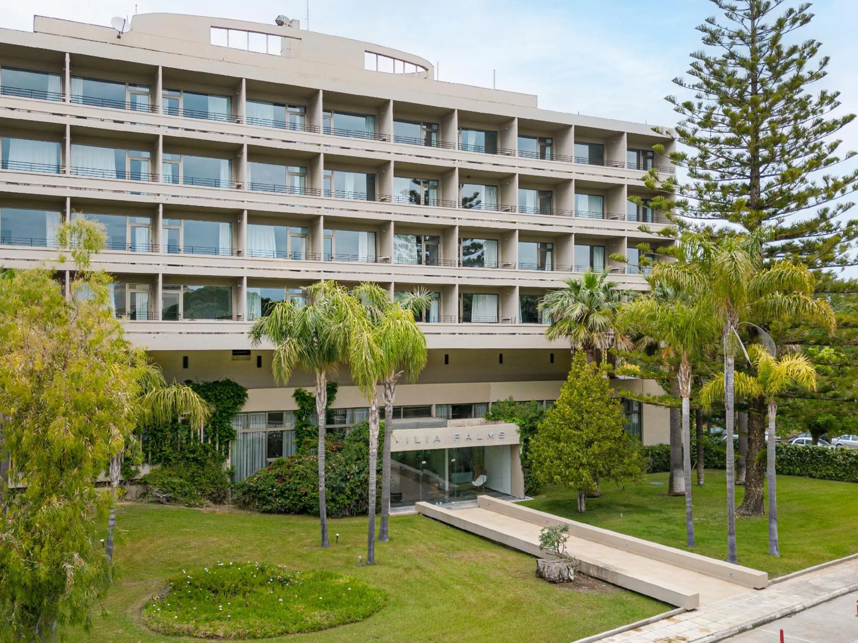 Property building in Grecotel LUXME Palms at Riviera Olympia & Aqua Park