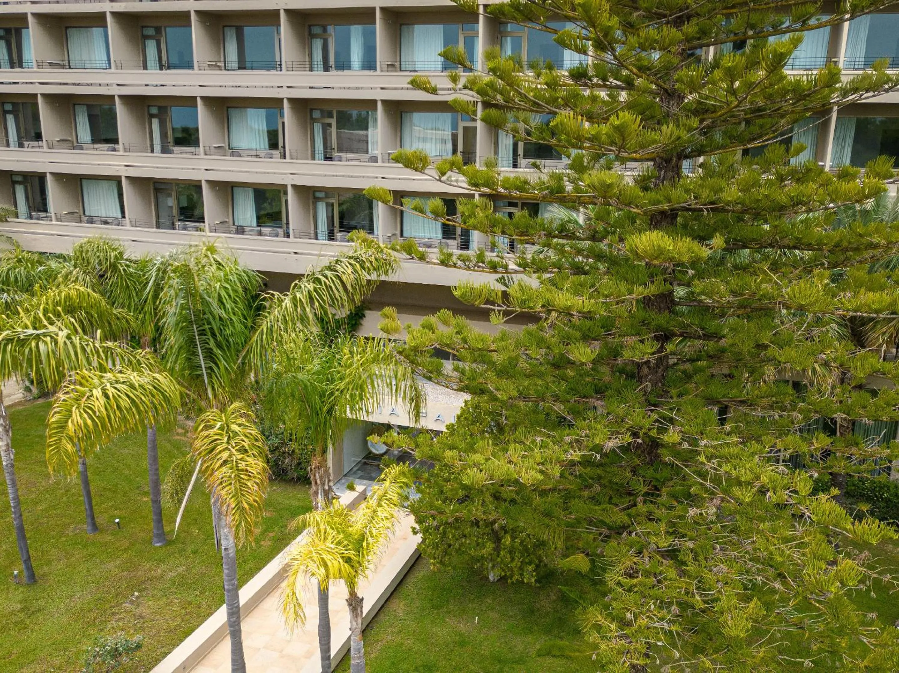 Property building in Grecotel LUXME Palms at Riviera Olympia & Aqua Park