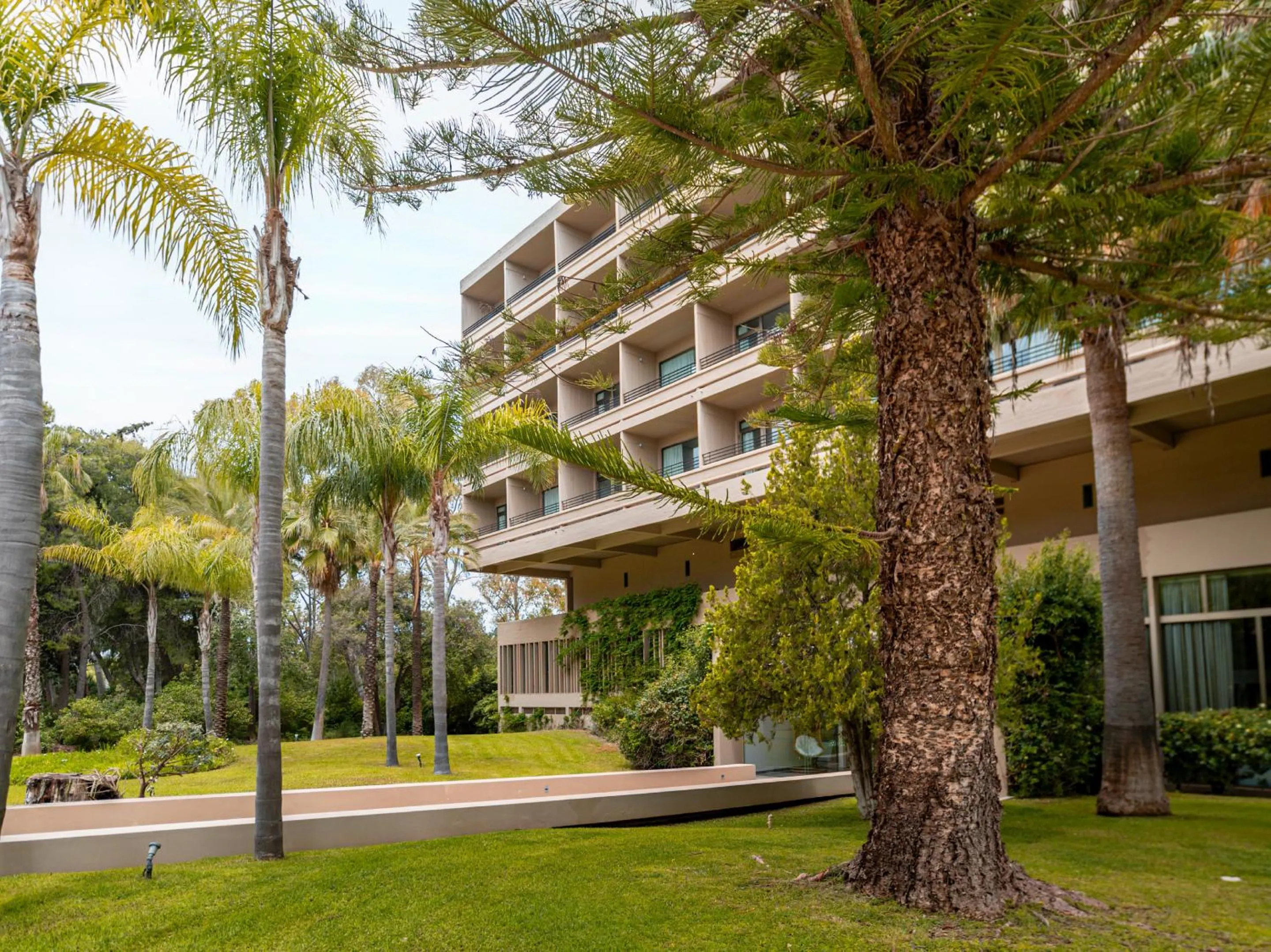 Property building in Grecotel LUXME Palms at Riviera Olympia & Aqua Park