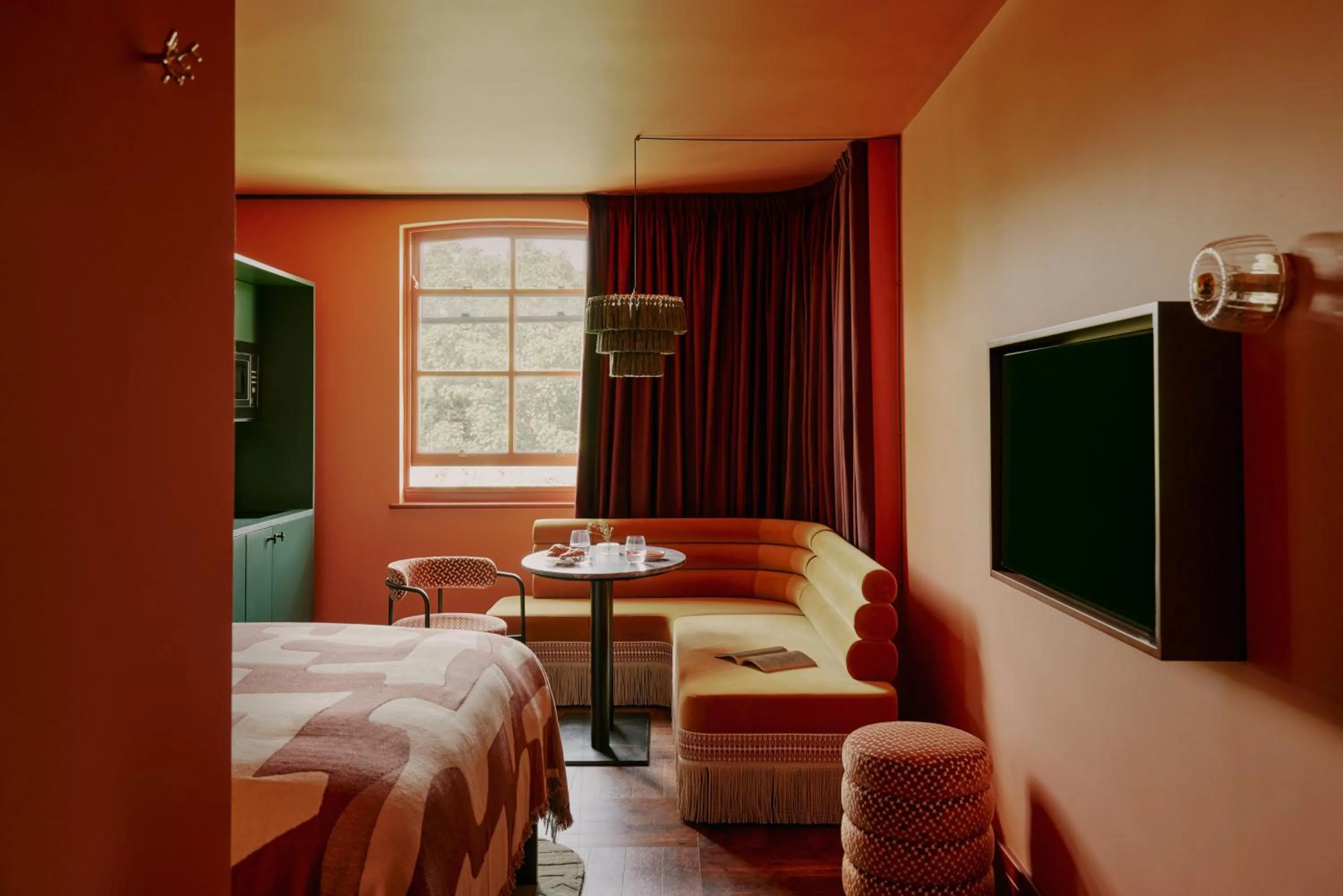 Bedroom, Bed in Ember Locke Kensington