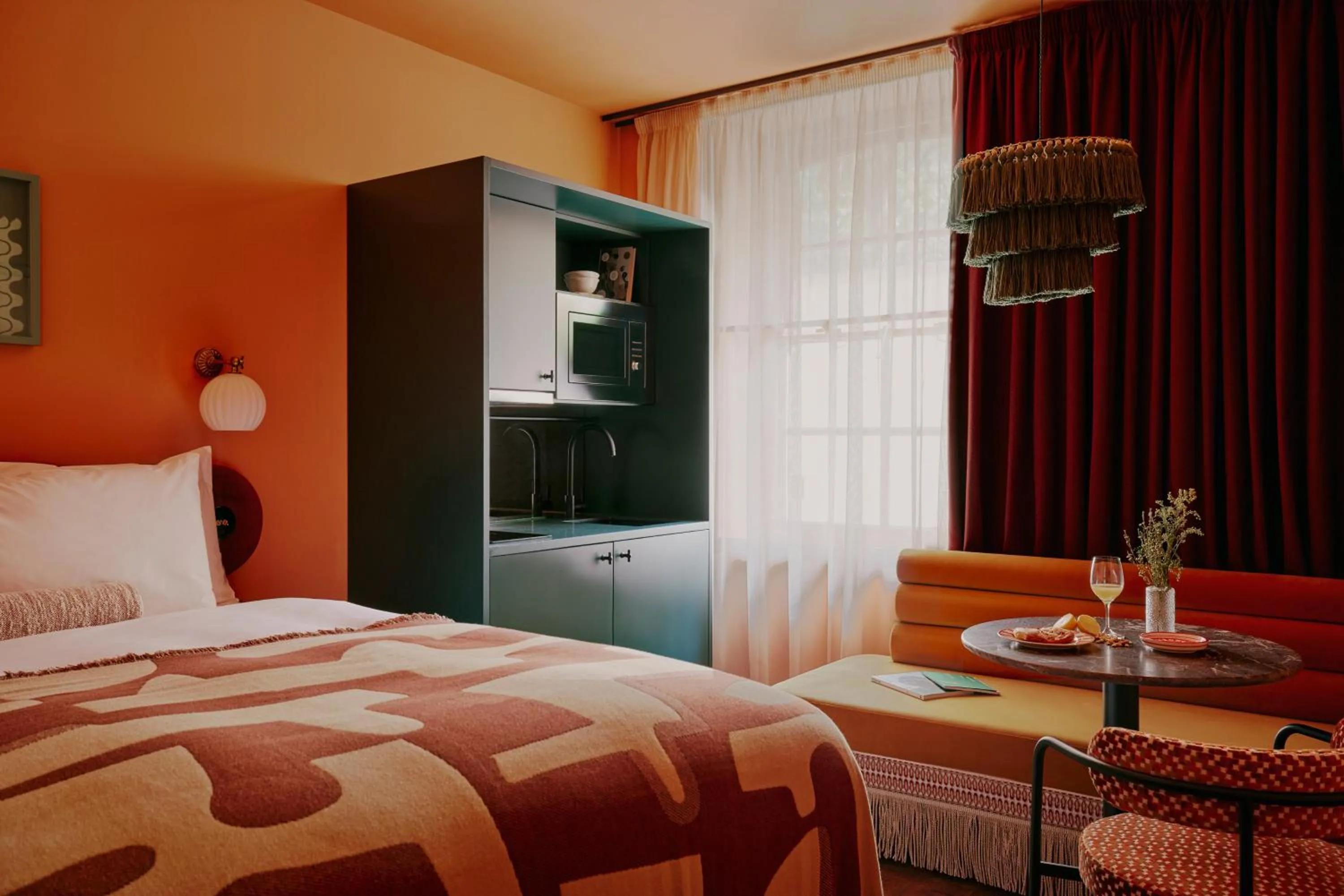 Bedroom, Bed in Ember Locke Kensington