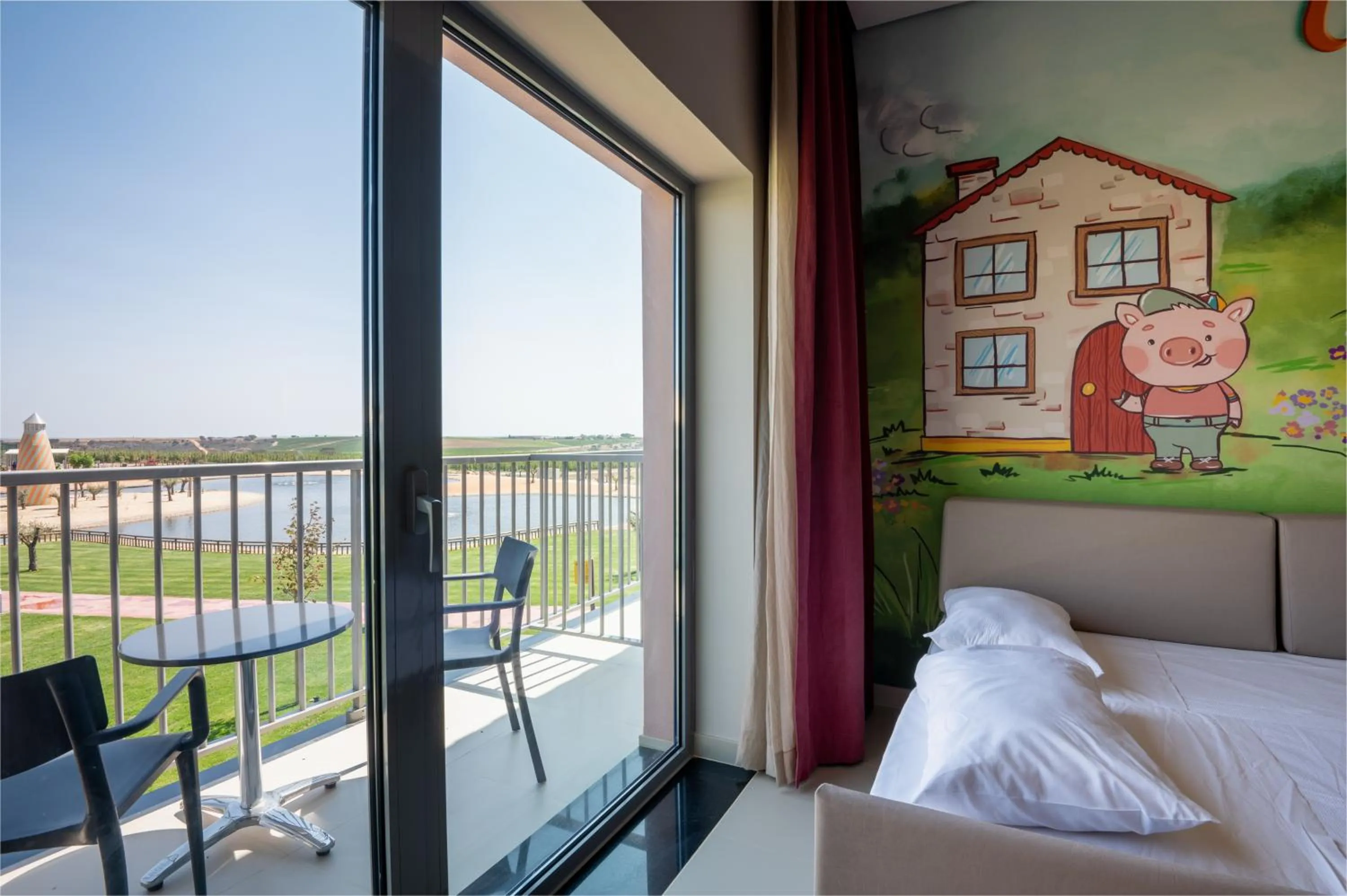 View (from property/room), Bed in Vila Gale Nep Kids