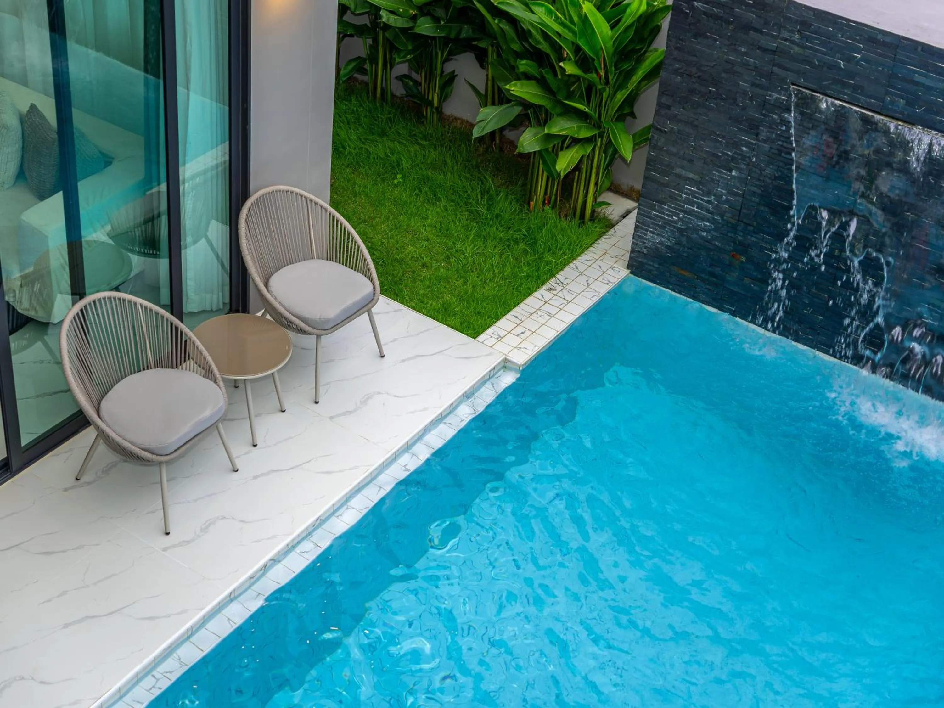 Patio in Southern Peak Pool Villa Huay Yai Pattaya