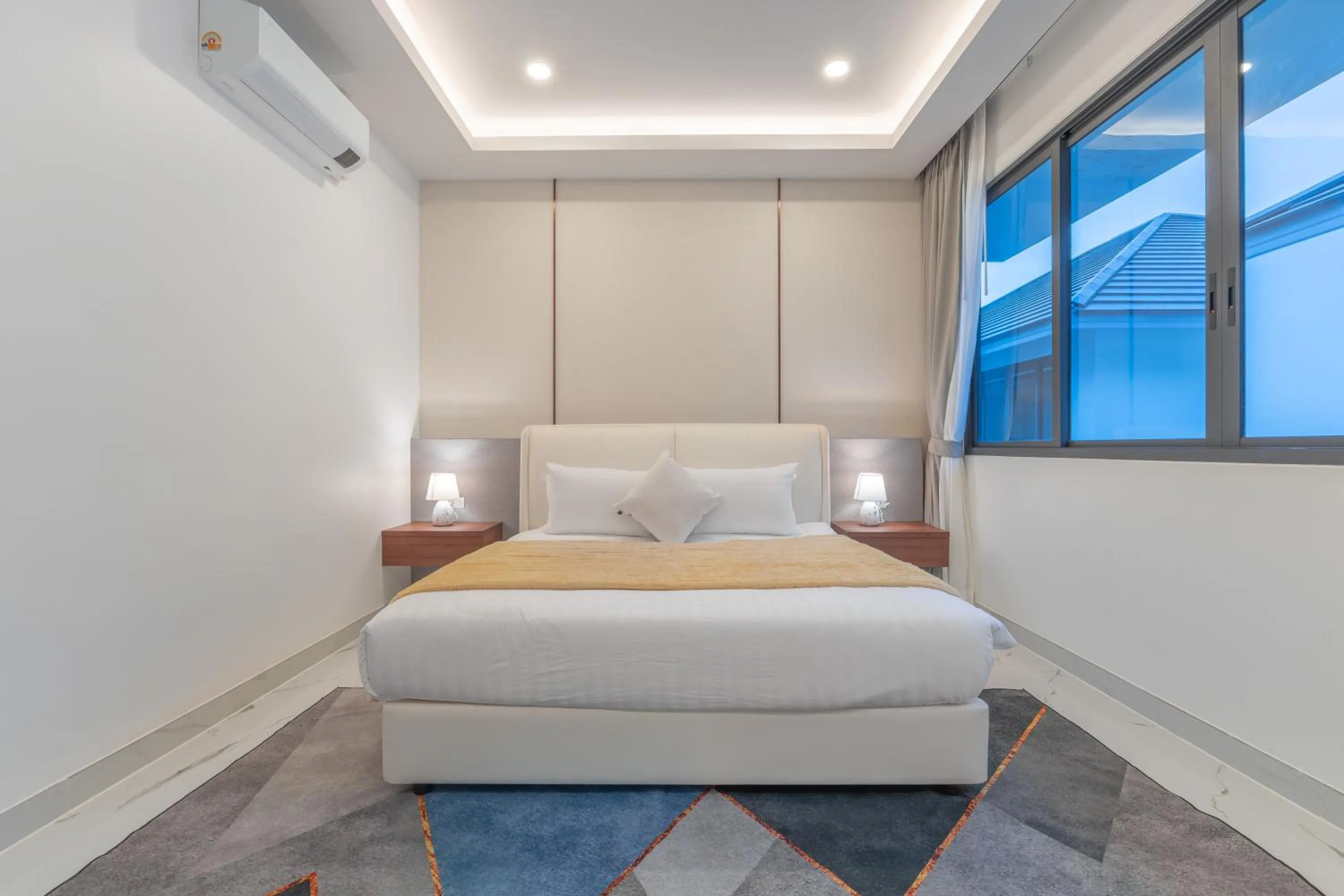 Bed in Southern Peak Pool Villa Huay Yai Pattaya