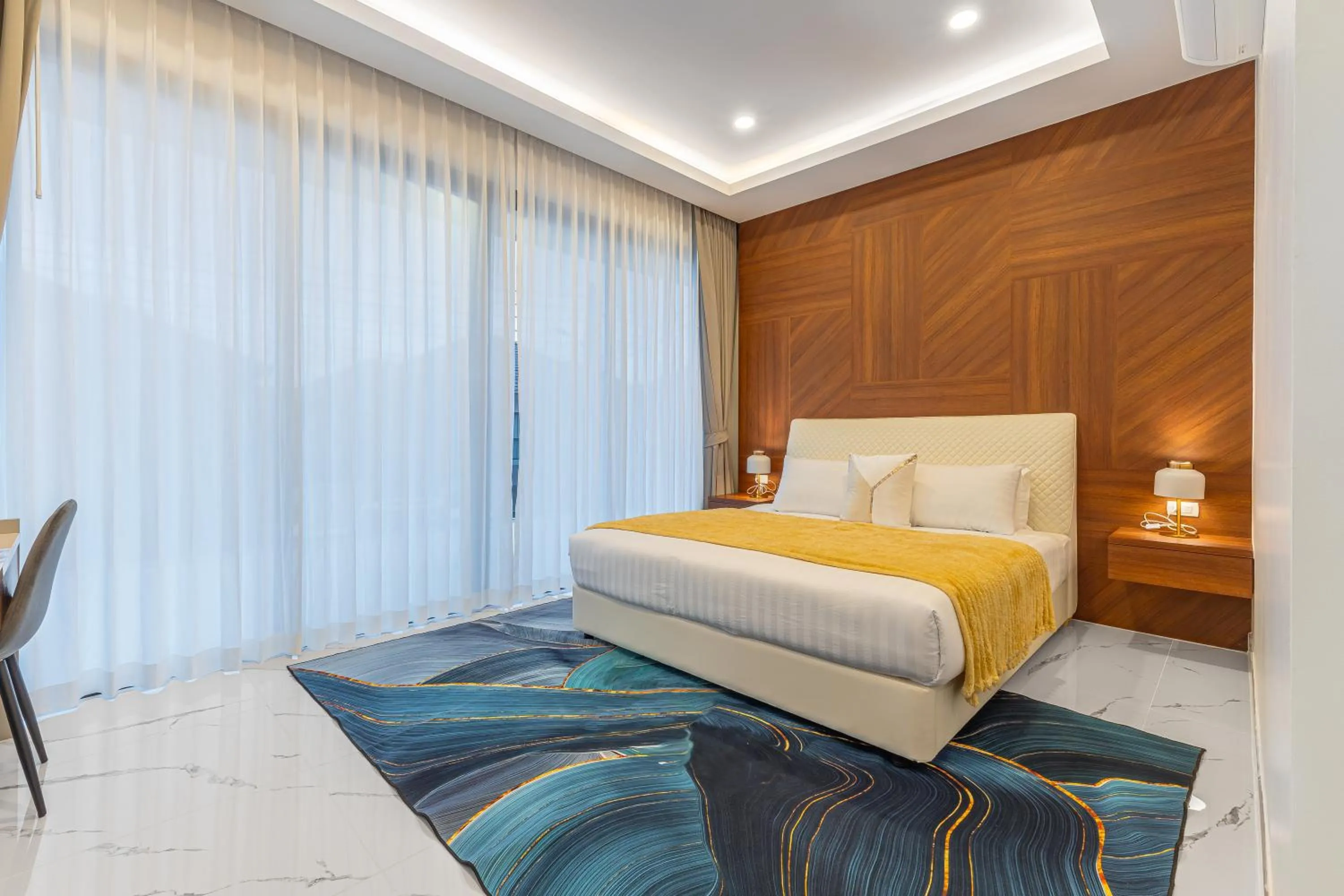 Bed in Southern Peak Pool Villa Huay Yai Pattaya