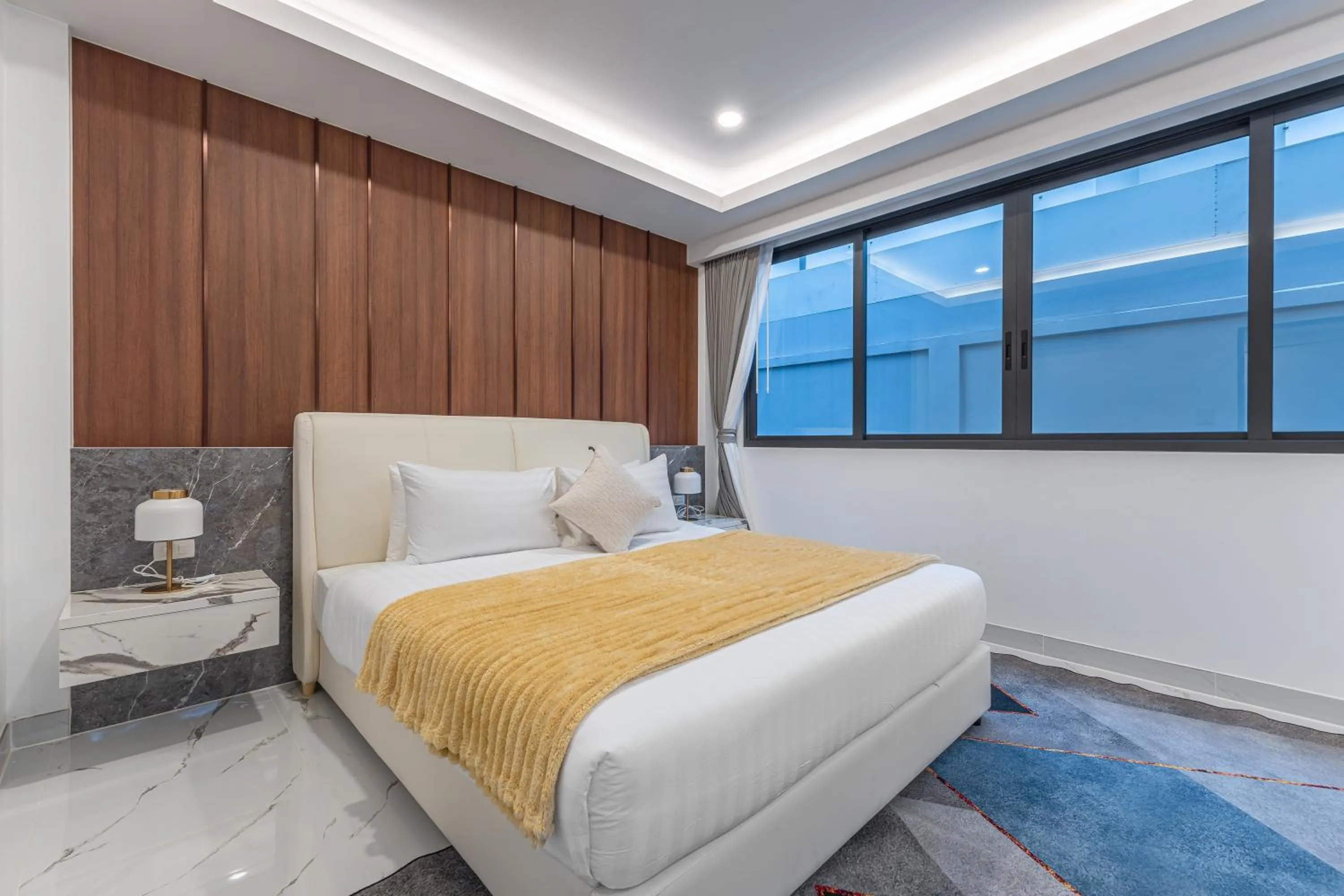 Bed in Southern Peak Pool Villa Huay Yai Pattaya