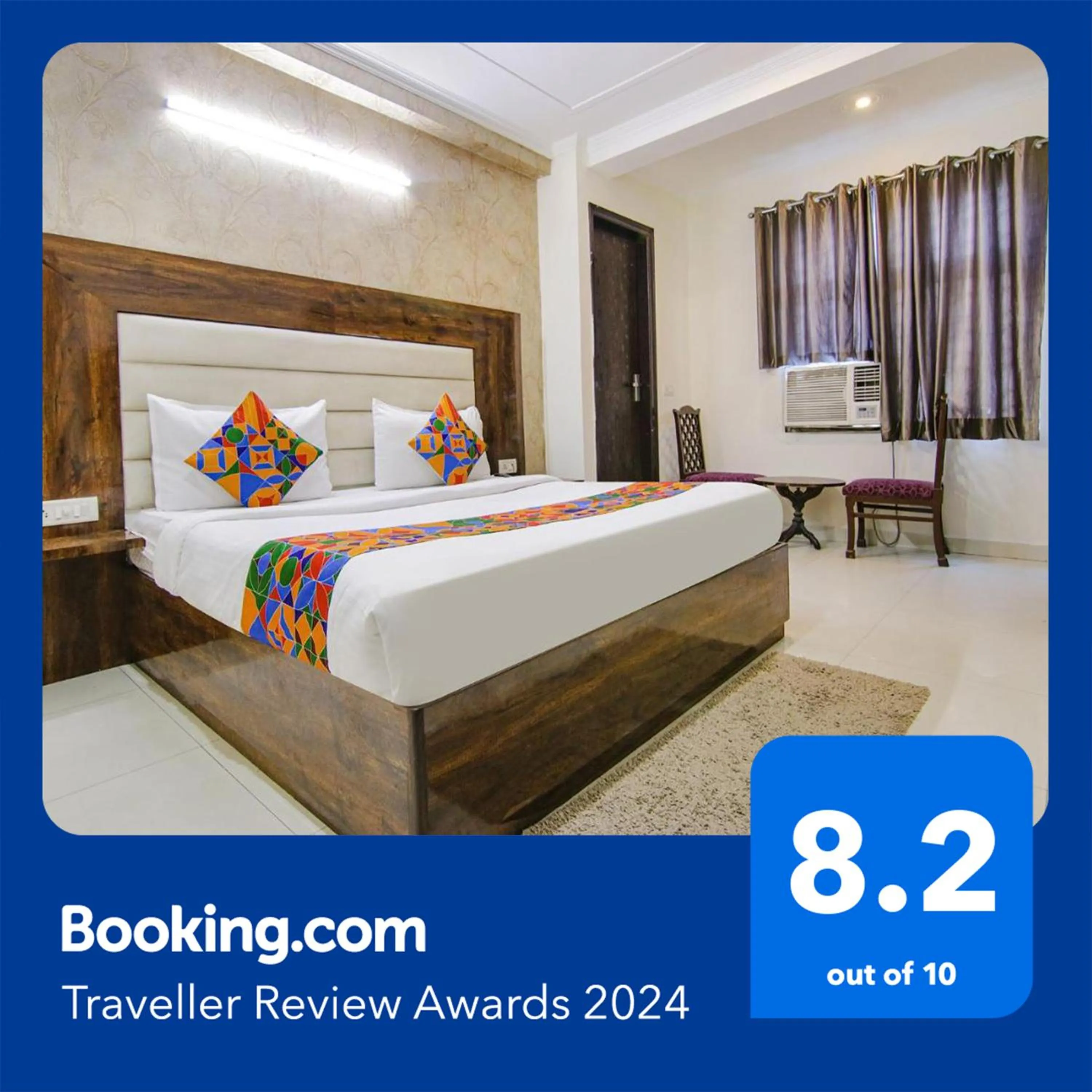 Bed in FabHotel Airport Avalon - Nr IGI Airport New Delhi