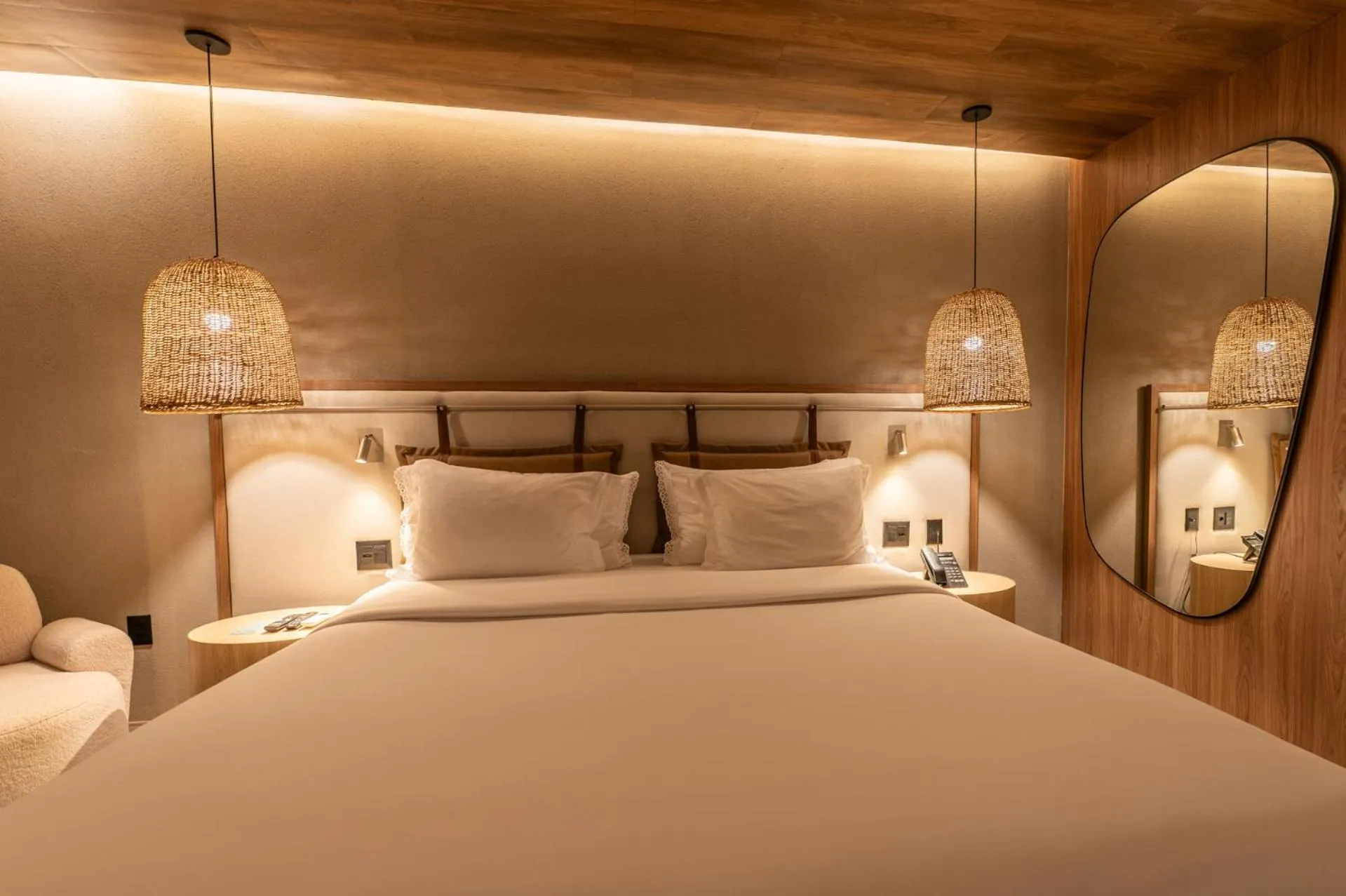 Bed in Hamares Boutique Hotel